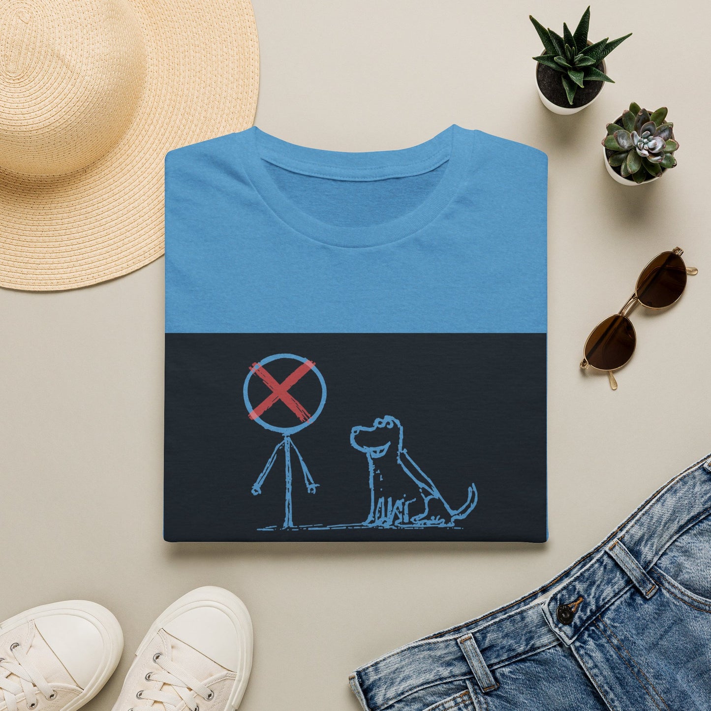 'The More People I Meet' Funny Dog Graphic Tee