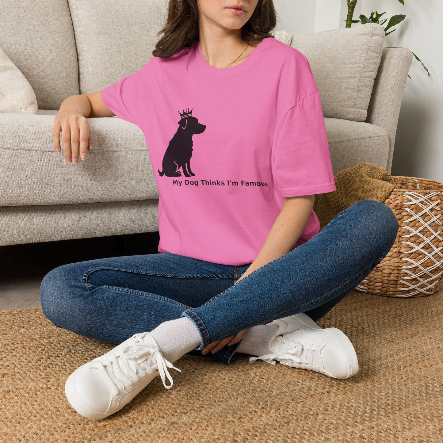 'My Dog Thinks I’m Famous' Crowned Labrador Tee