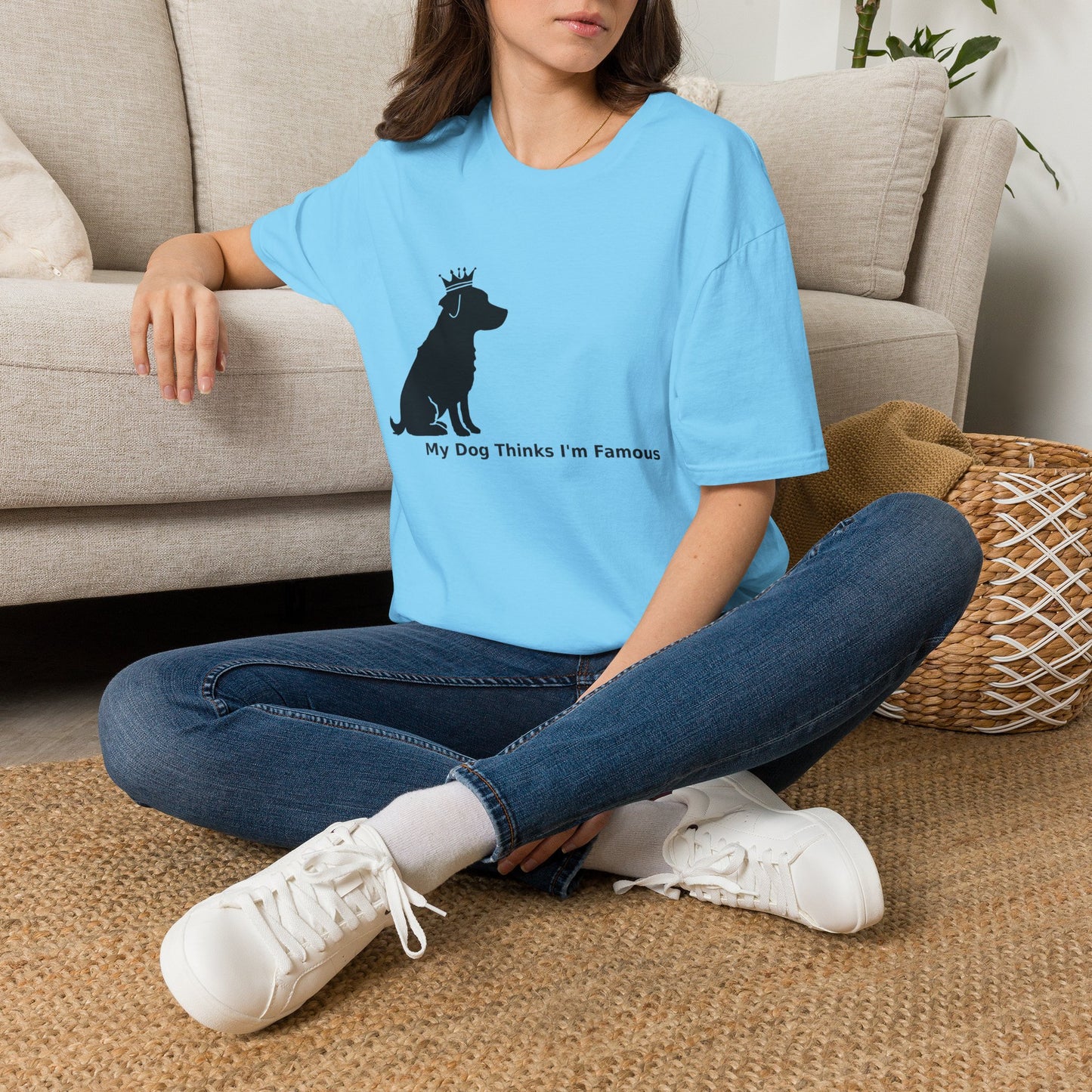 'My Dog Thinks I’m Famous' Crowned Labrador Tee