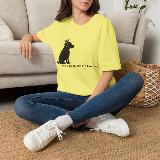 'My Dog Thinks I’m Famous' Crowned Labrador Tee