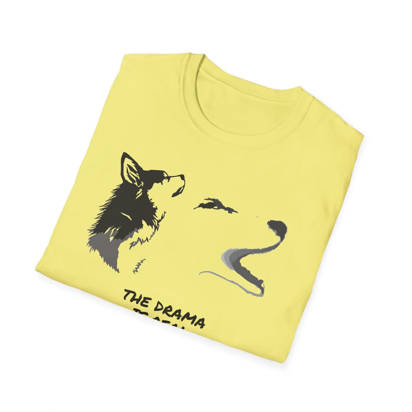 Wolf Howl T‑Shirt — "The Drama Is Real" Graphic Tee