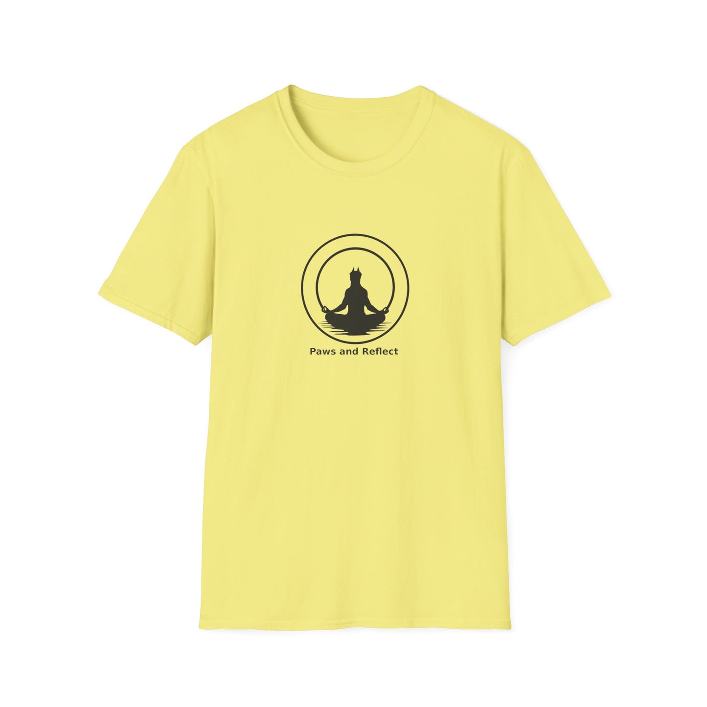 "Paws and Reflect" Zen Yoga Tee