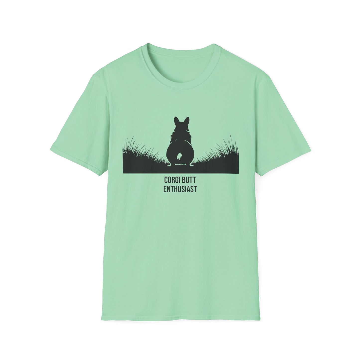 Corgi Butt T-Shirt — Cute Silhouette Dog Tee for Corgi Lovers