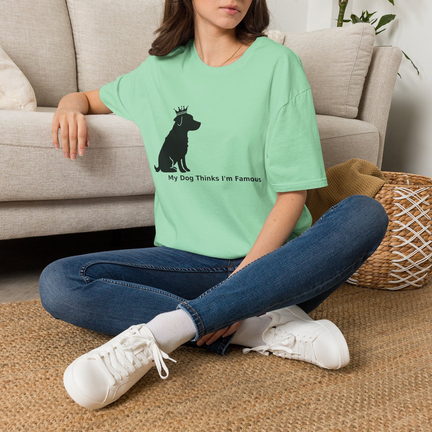 'My Dog Thinks I’m Famous' Crowned Labrador Tee