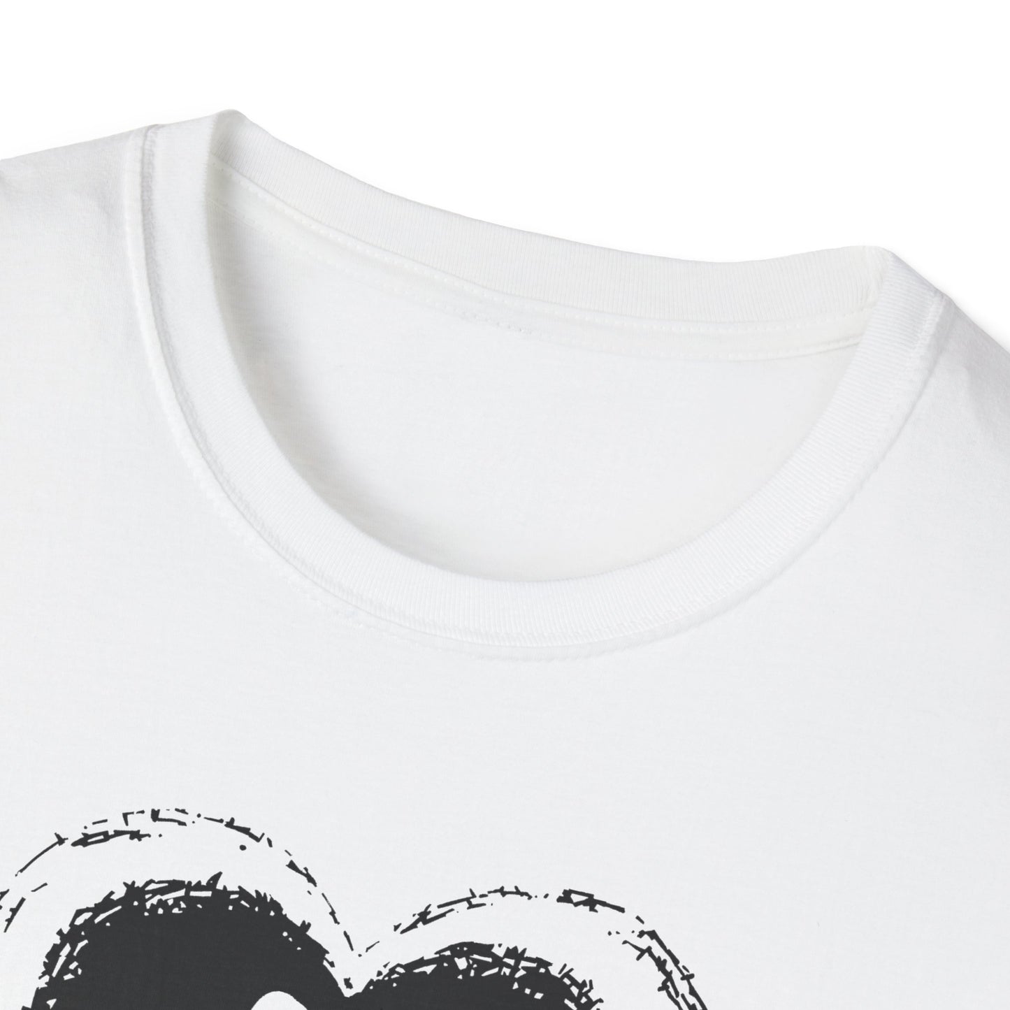 "She Saved Me First" Dog Adoption Shirt — Heart Paw Print Design