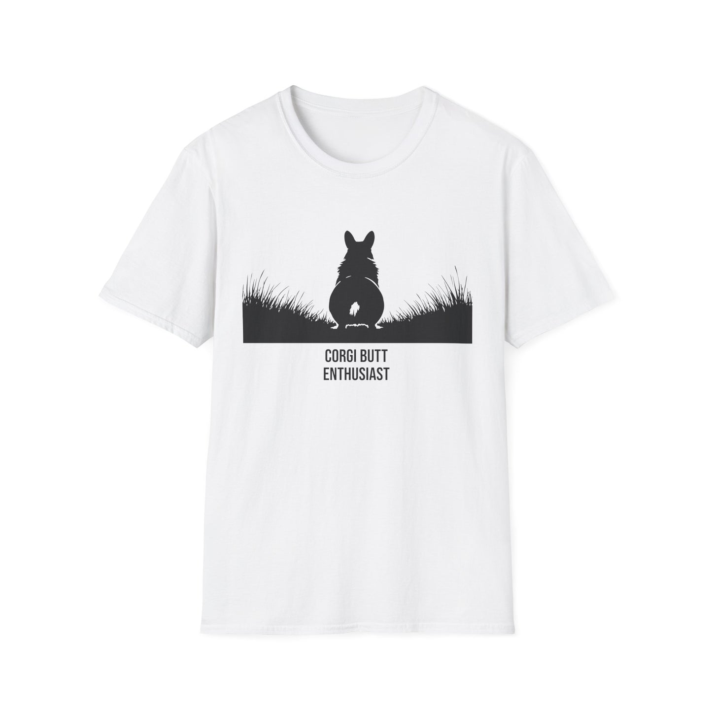Corgi Butt T-Shirt — Cute Silhouette Dog Tee for Corgi Lovers