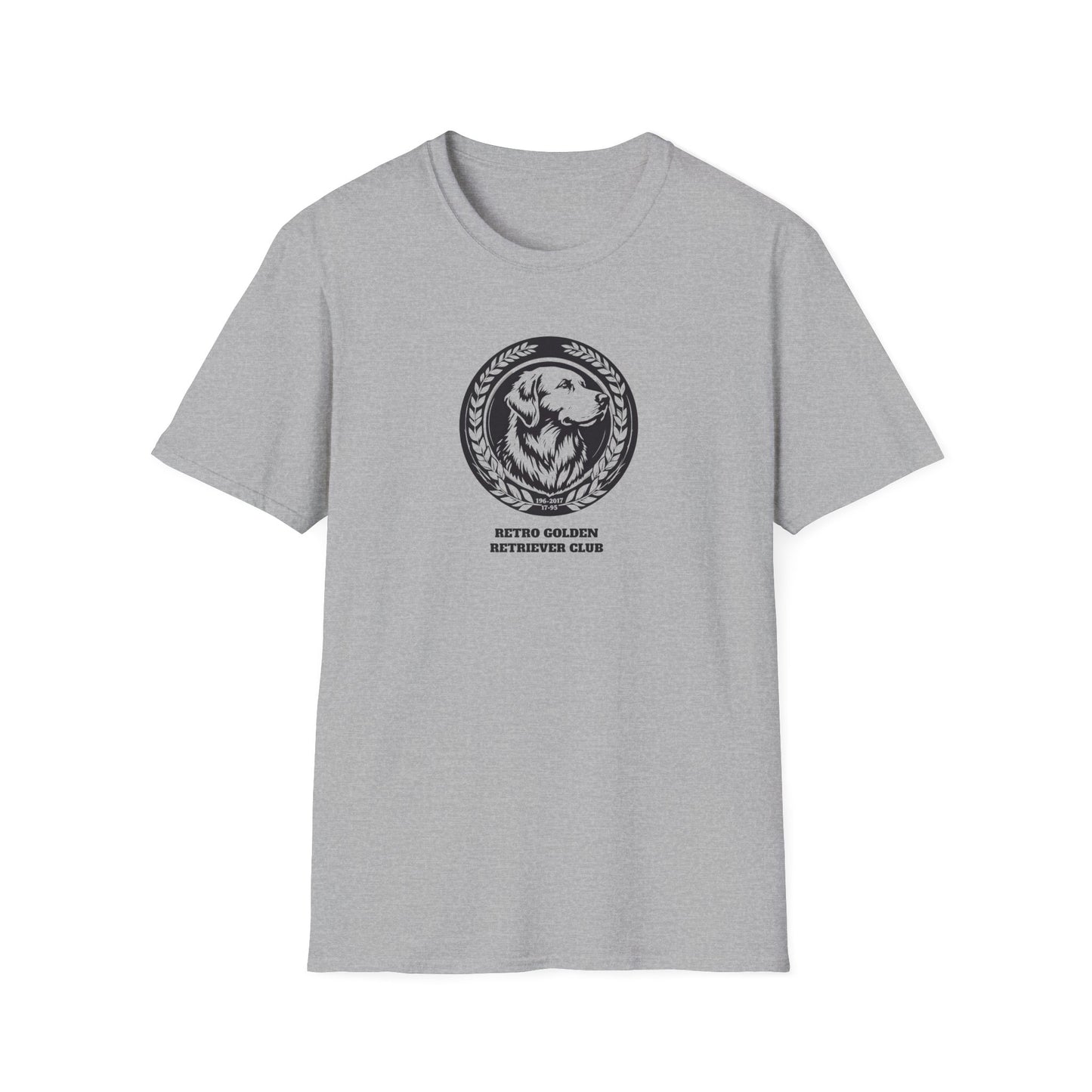 Golden Retriever Logo T-Shirt — Retro Golden Dog Graphic Tee