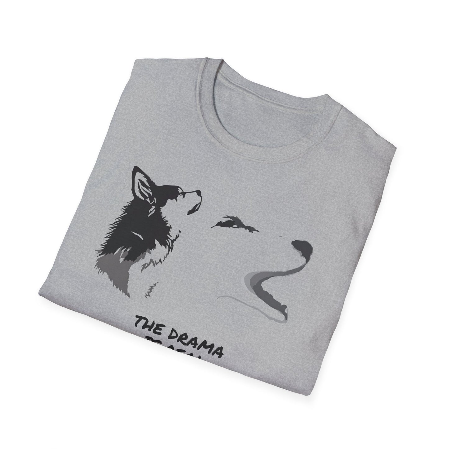 Wolf Howl T‑Shirt — "The Drama Is Real" Graphic Tee