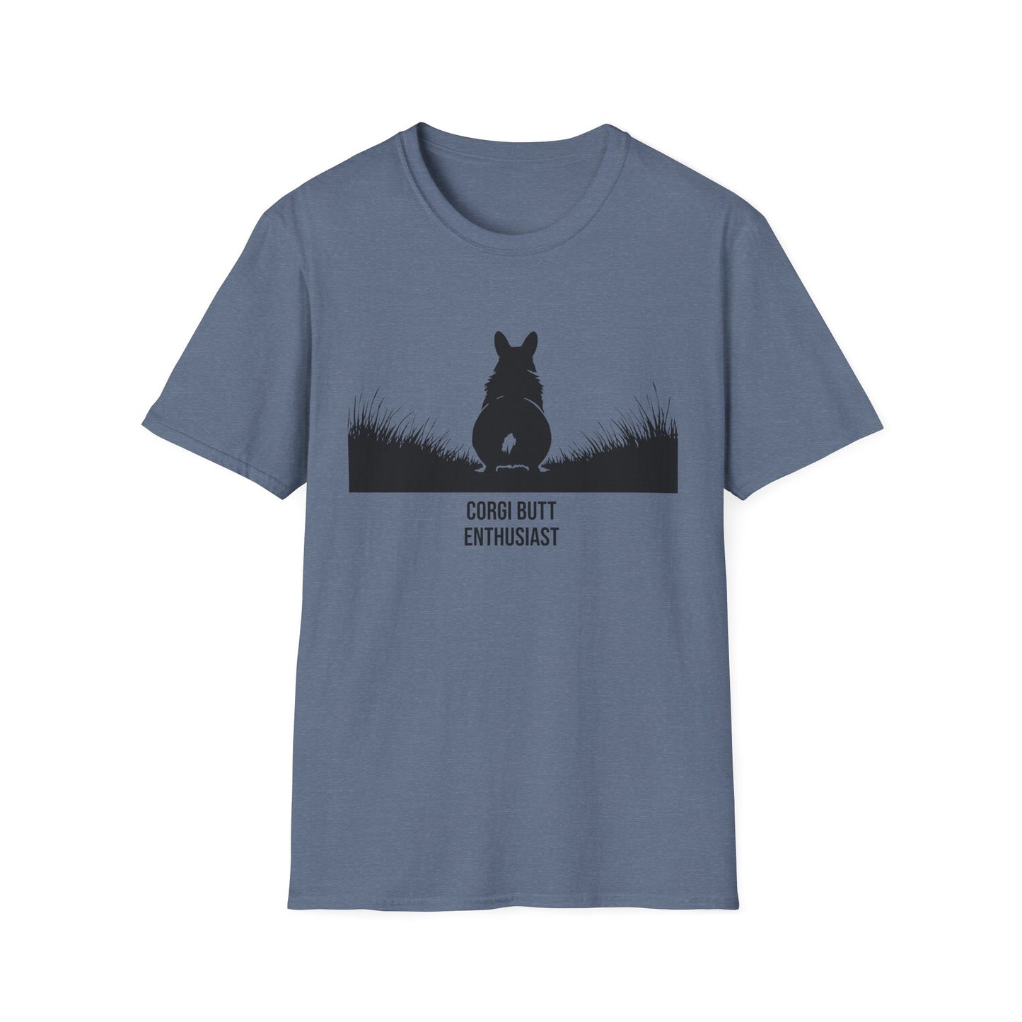 Corgi Butt T-Shirt — Cute Silhouette Dog Tee for Corgi Lovers