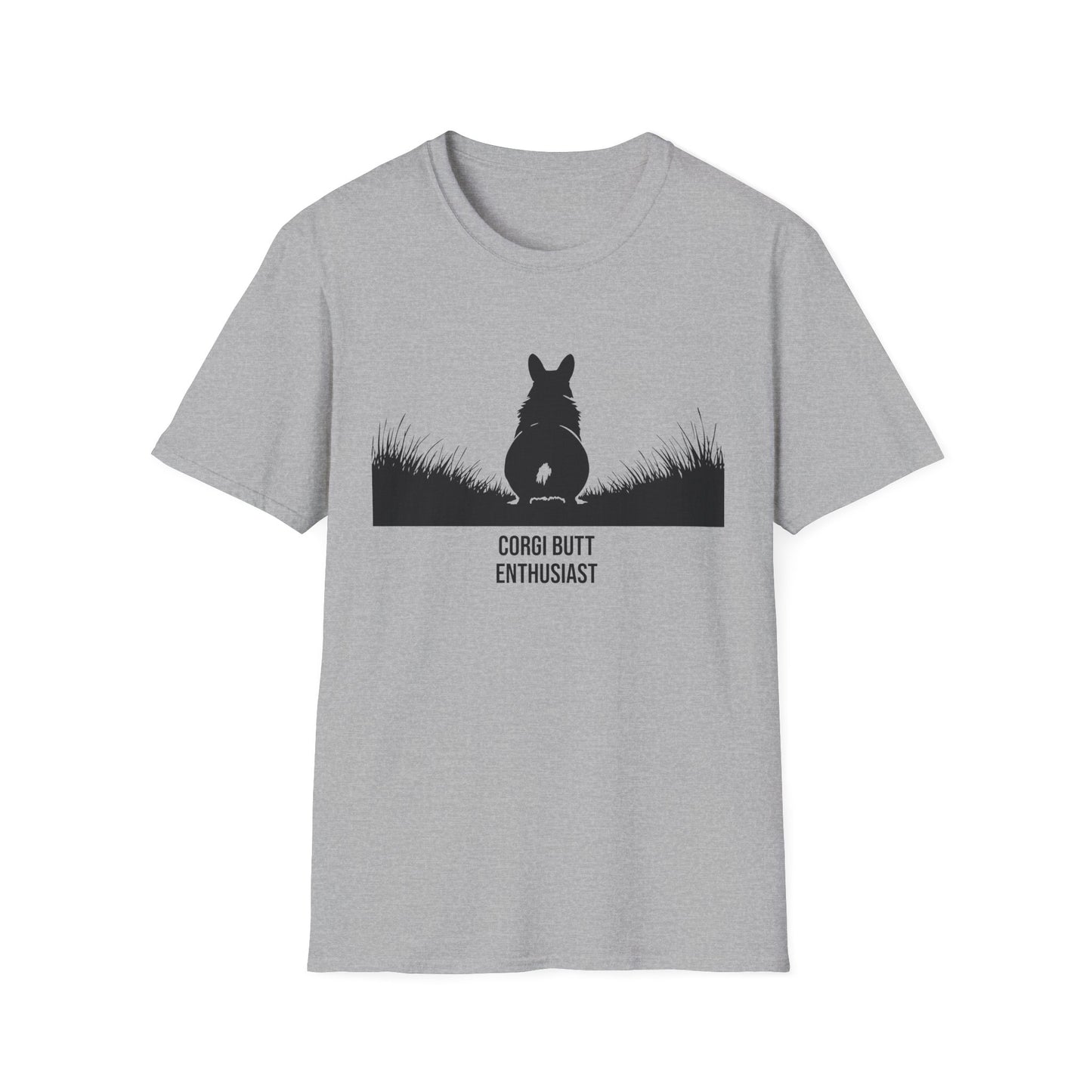 Corgi Butt T-Shirt — Cute Silhouette Dog Tee for Corgi Lovers