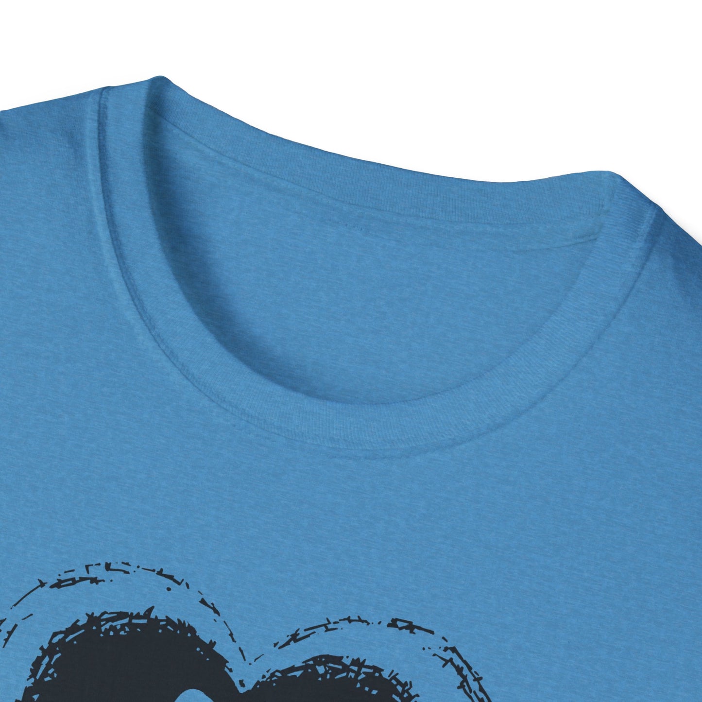 "She Saved Me First" Dog Adoption Shirt — Heart Paw Print Design
