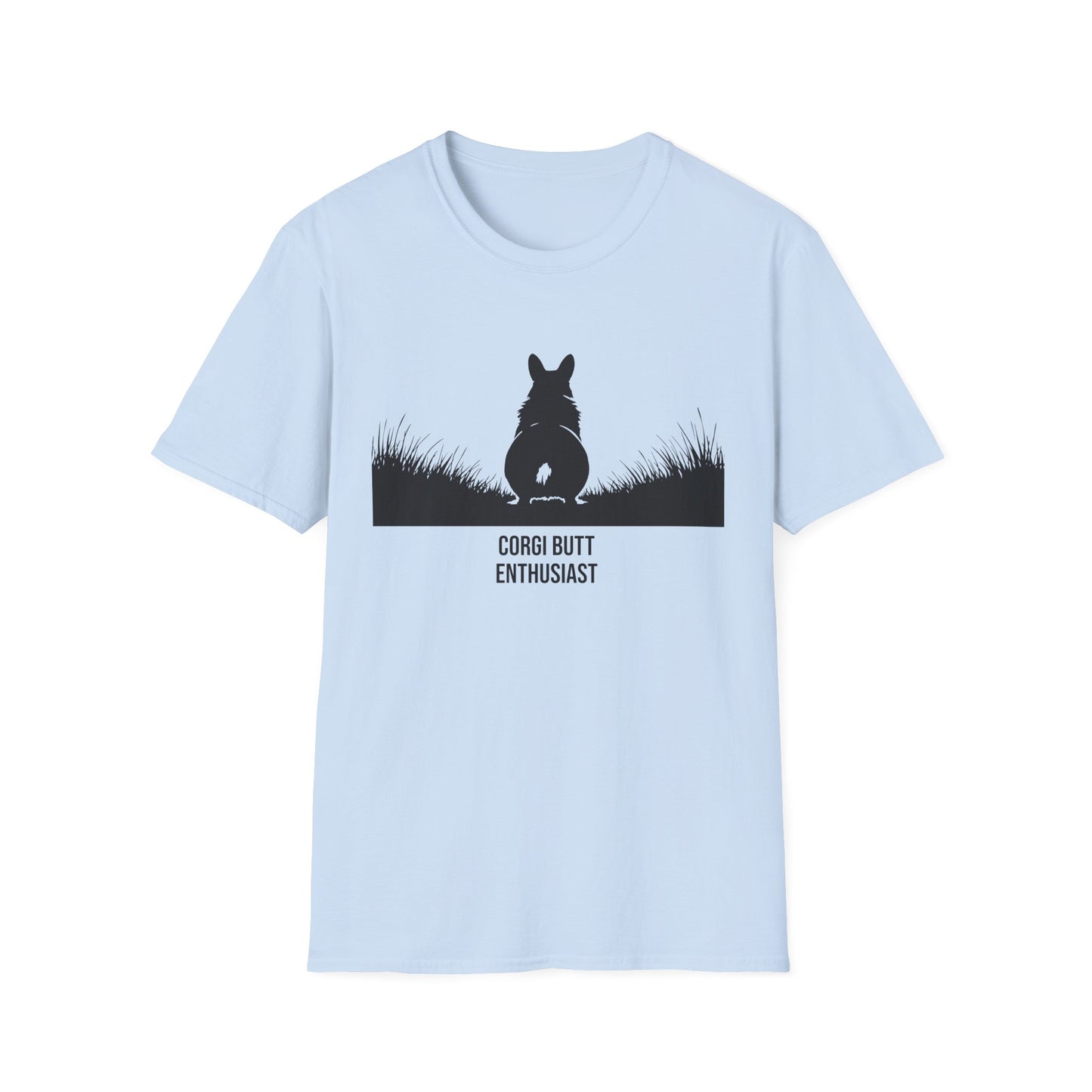 Corgi Butt T-Shirt — Cute Silhouette Dog Tee for Corgi Lovers