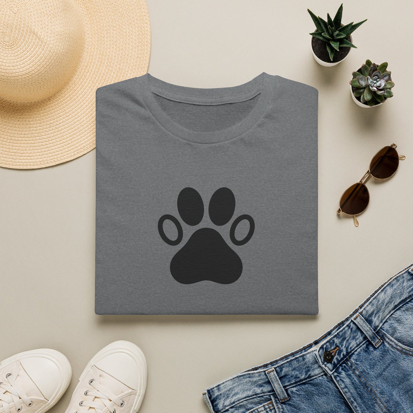 Paw Print T-Shirt — "I Shovel Poop, You're Welcome" Dog Lover Tee