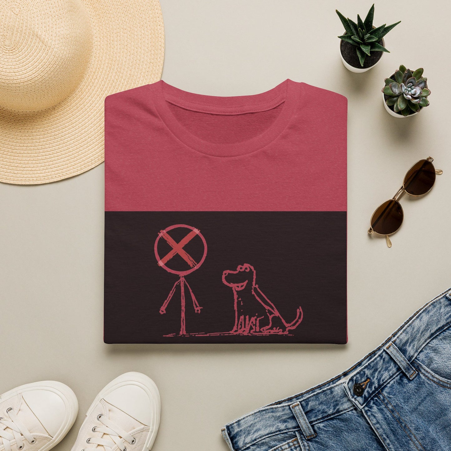 'The More People I Meet' Funny Dog Graphic Tee