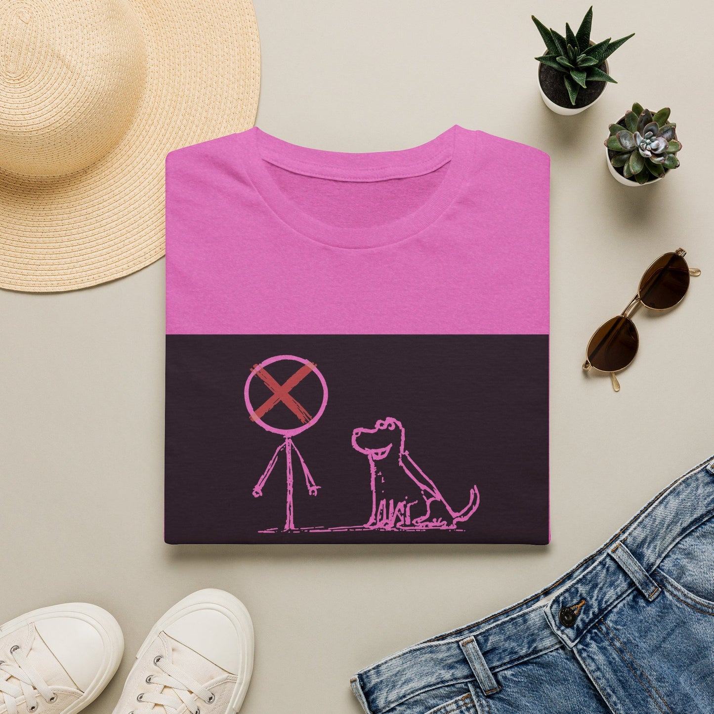 'The More People I Meet' Funny Dog Graphic Tee