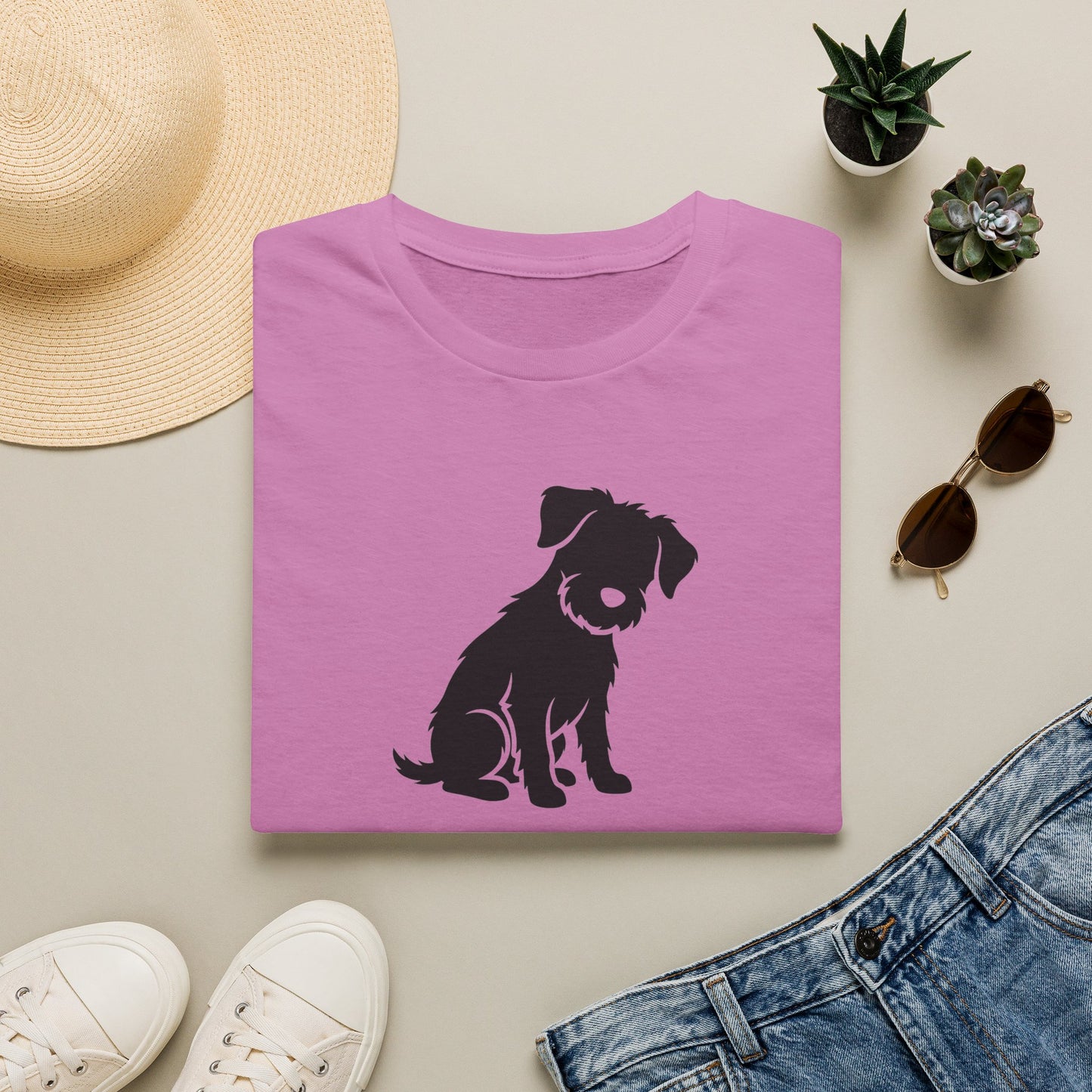 Dog Silhouette T-Shirt — "My Dog Ate My Social Life" Cute Pet Lover Tee