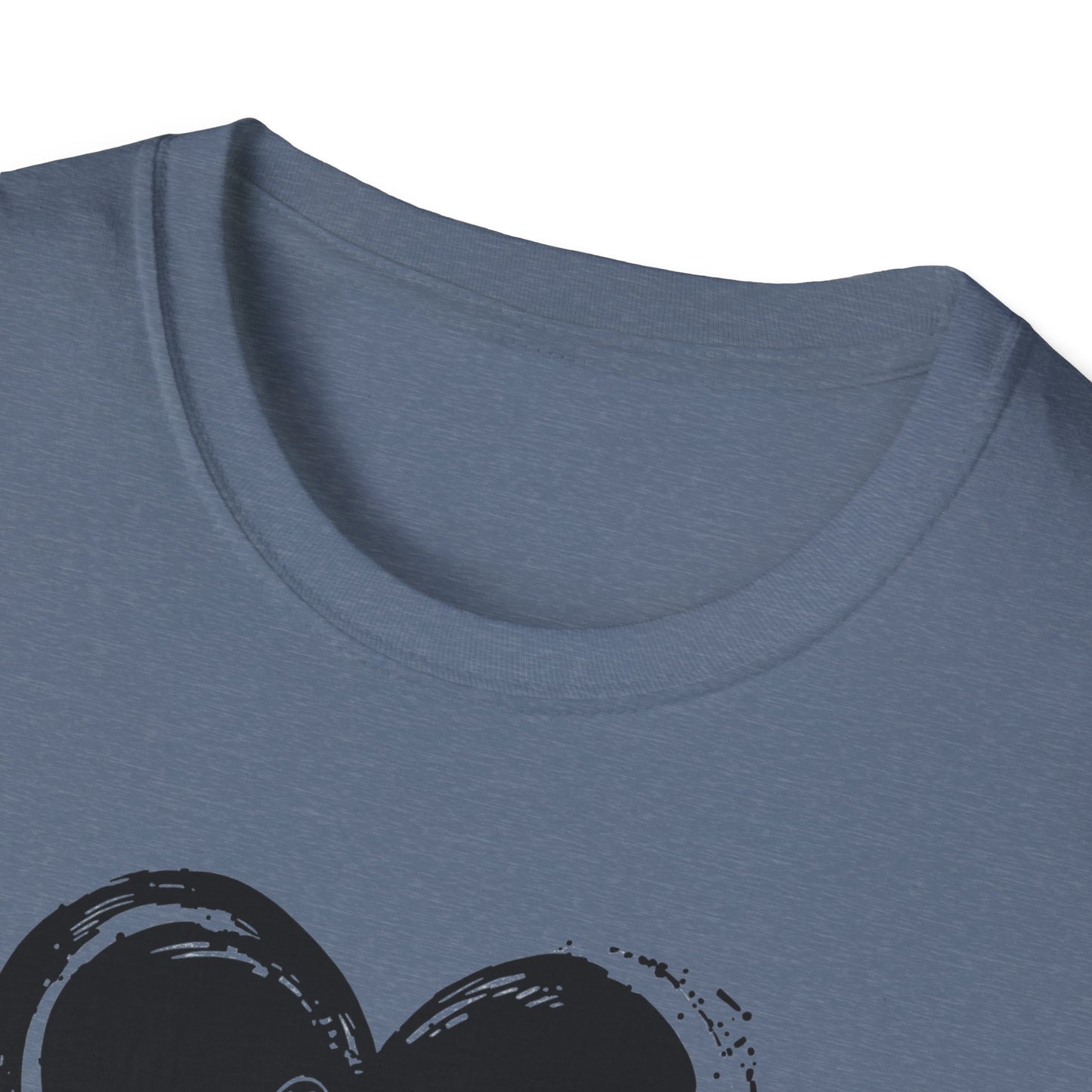 Dog Paw Heart T-Shirt — "All You Need is Love and a Dog" Pet Lover Tee