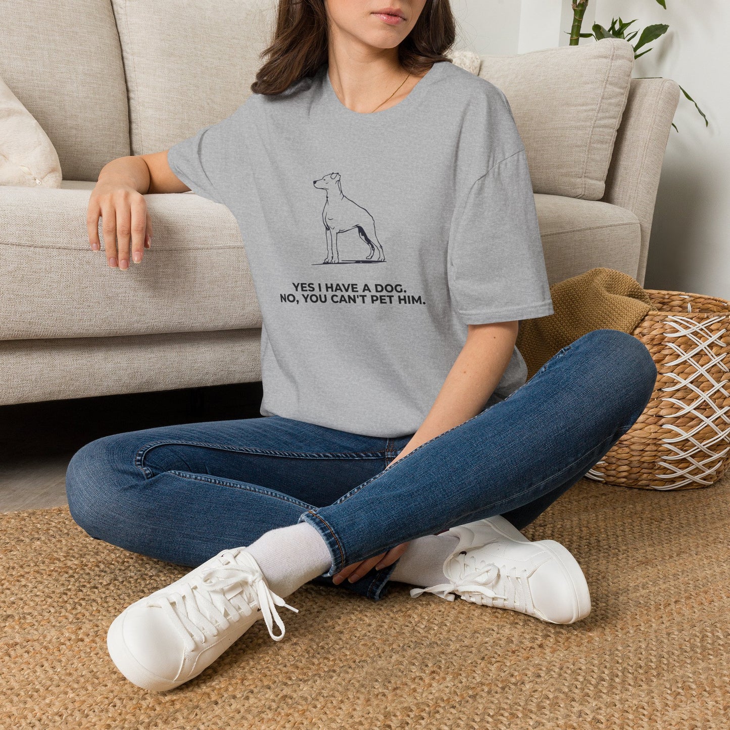 Dog Owner T‑Shirt — “Yes I Have a Dog. No, You Can’t Pet Him.”