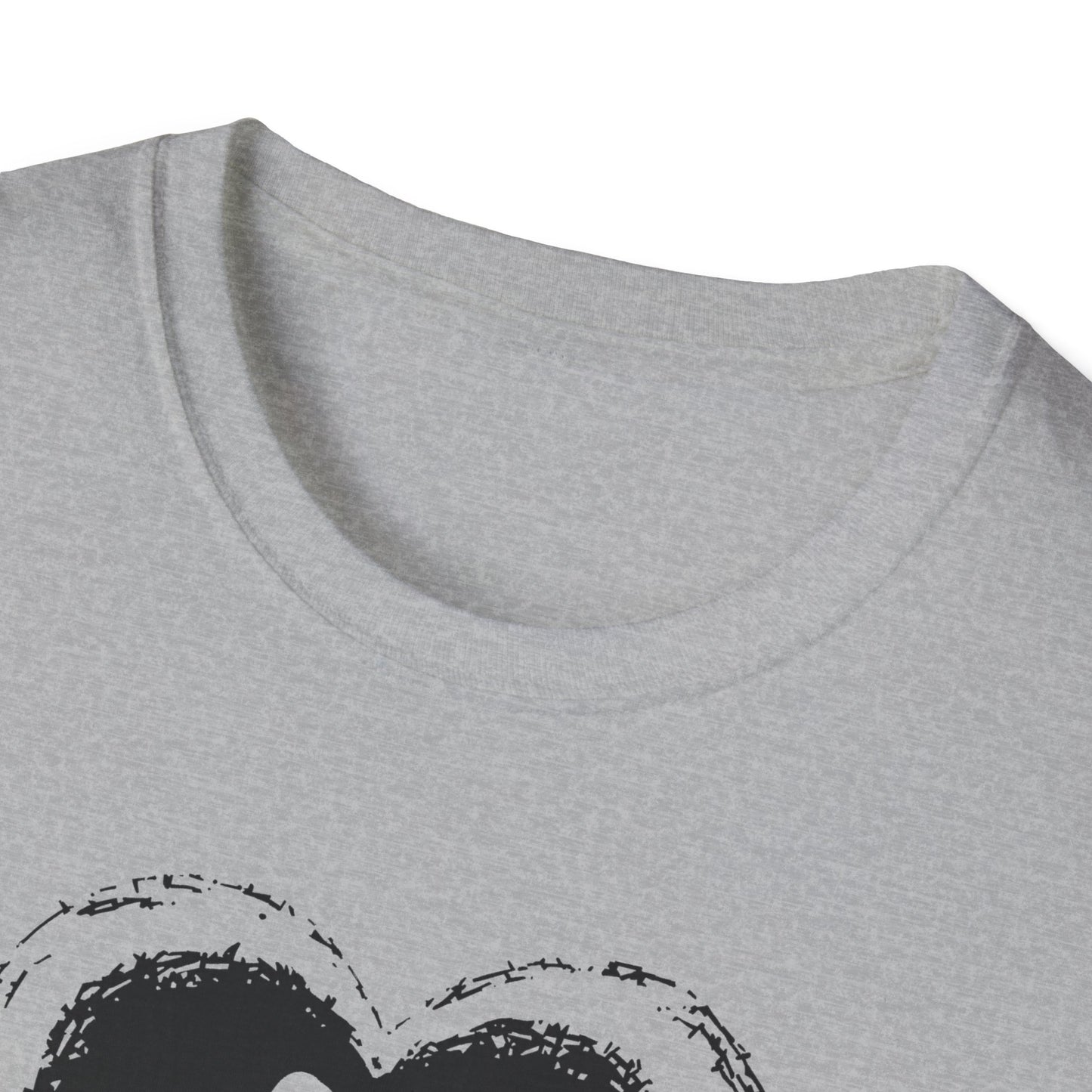 "She Saved Me First" Dog Adoption Shirt — Heart Paw Print Design
