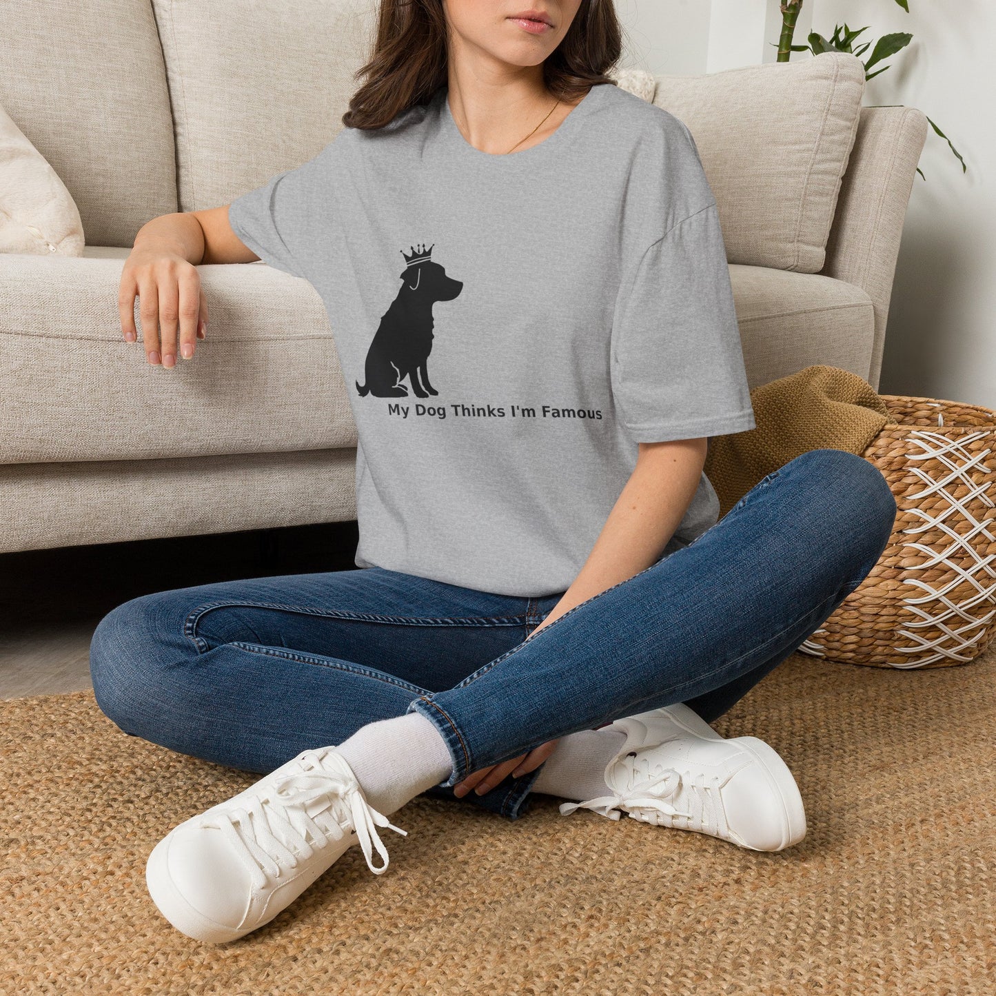 'My Dog Thinks I’m Famous' Crowned Labrador Tee