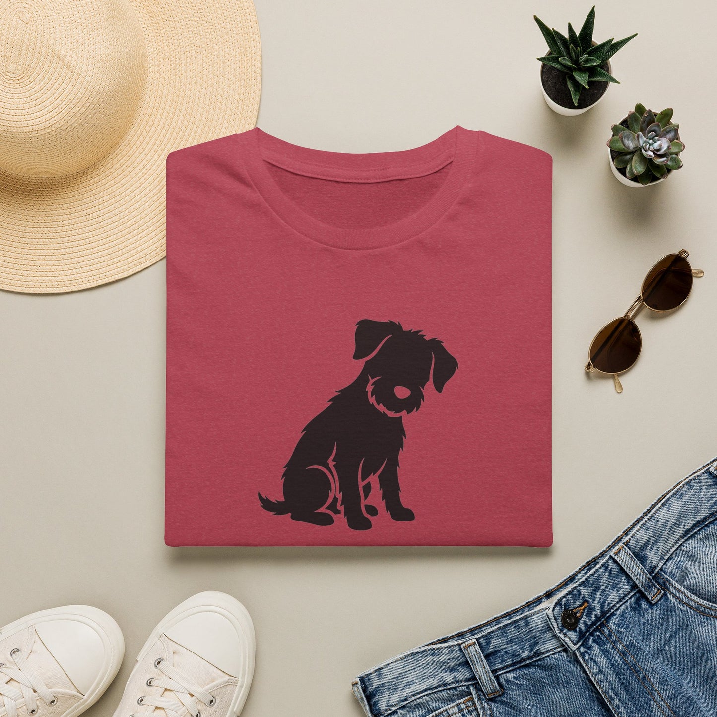 Dog Silhouette T-Shirt — "My Dog Ate My Social Life" Cute Pet Lover Tee