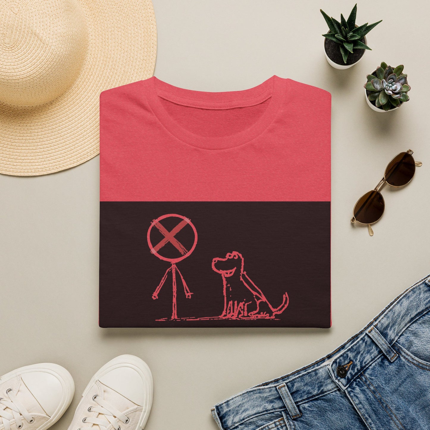 'The More People I Meet' Funny Dog Graphic Tee