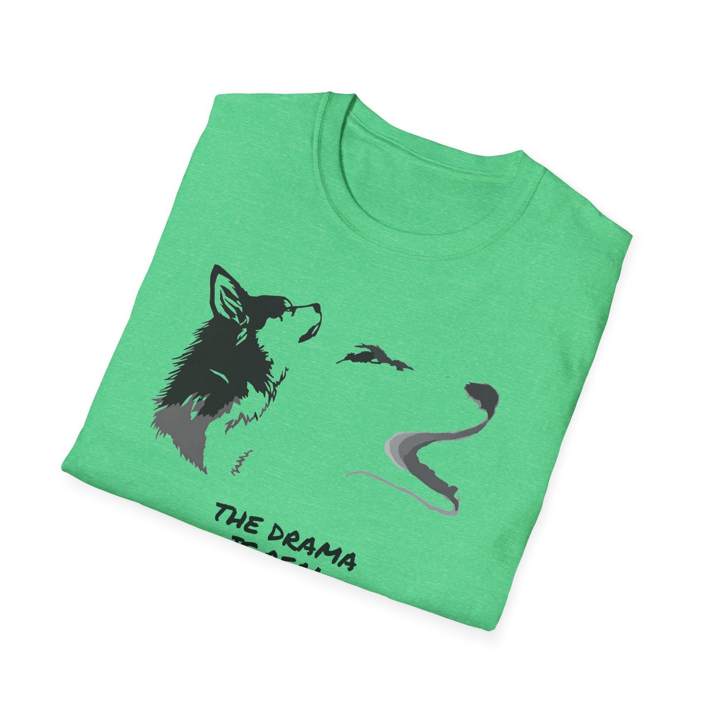 Wolf Howl T‑Shirt — "The Drama Is Real" Graphic Tee