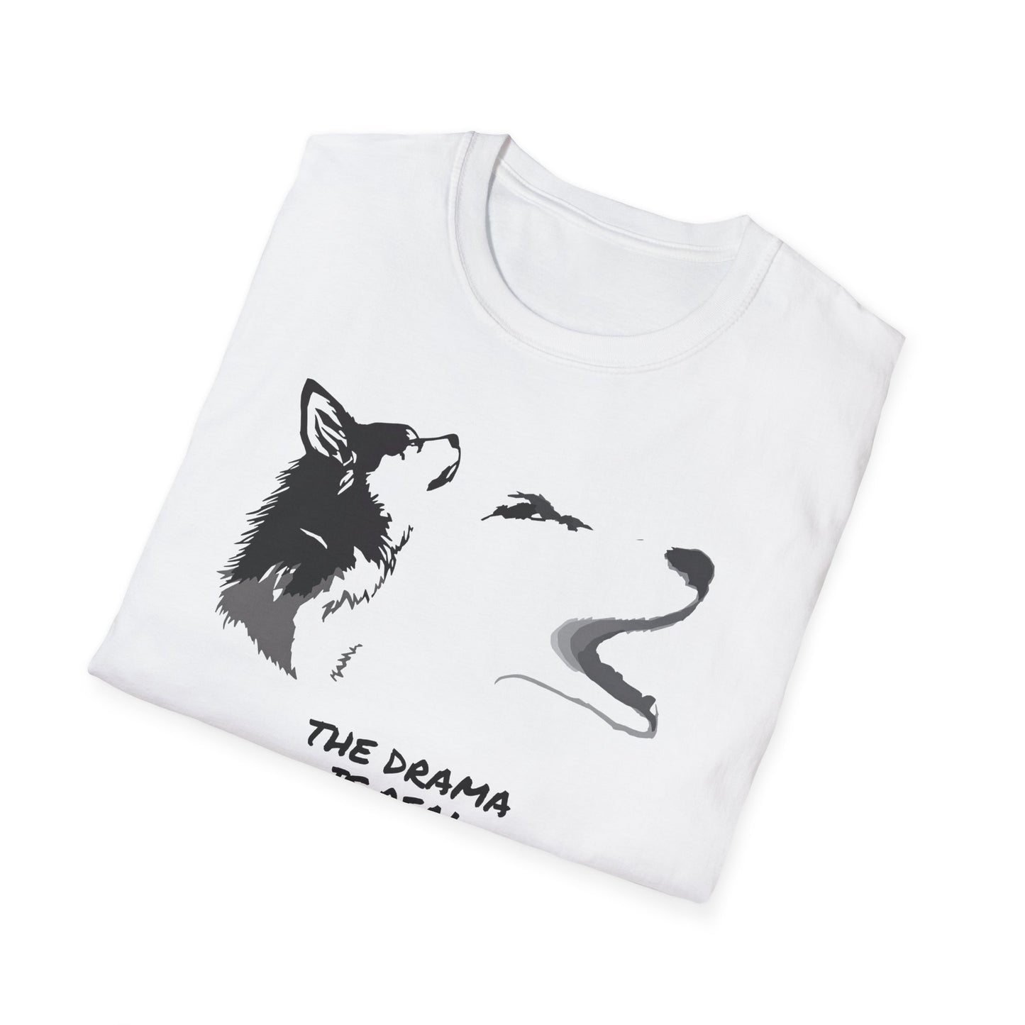 Wolf Howl T‑Shirt — "The Drama Is Real" Graphic Tee