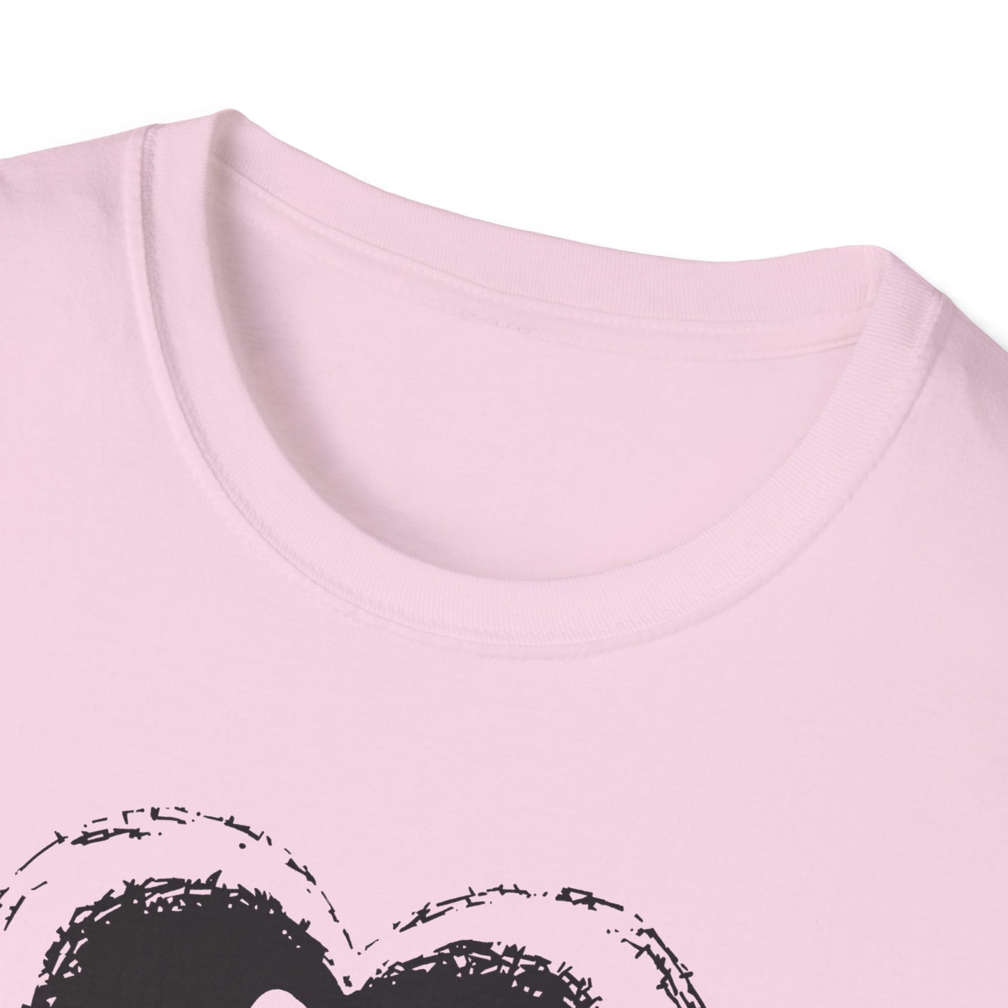 "She Saved Me First" Dog Adoption Shirt — Heart Paw Print Design