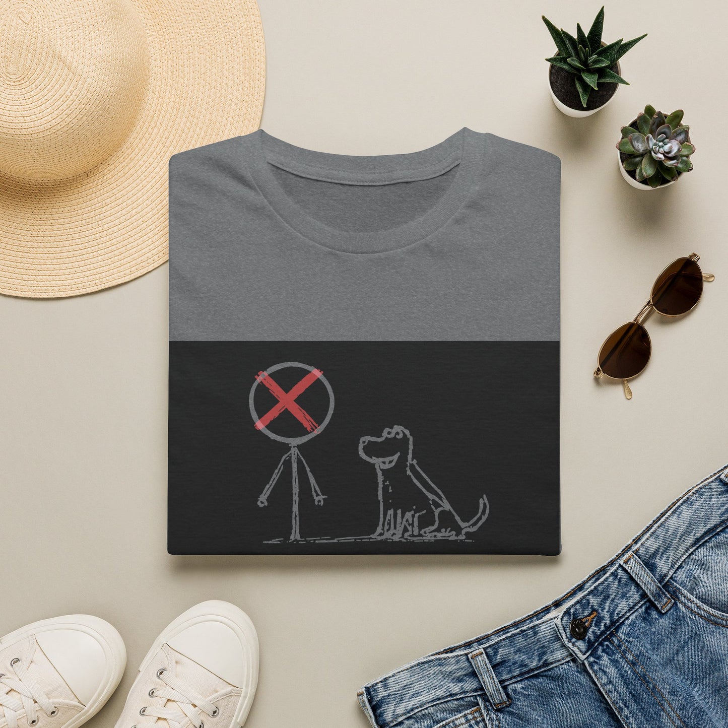 'The More People I Meet' Funny Dog Graphic Tee