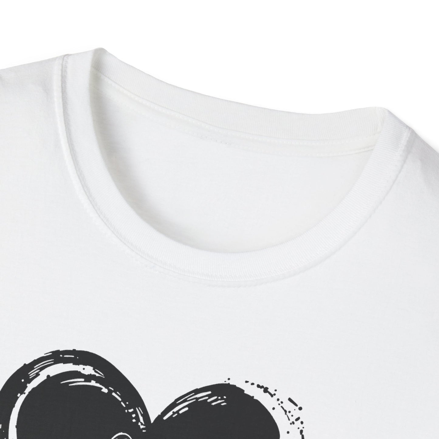 Dog Paw Heart T-Shirt — "All You Need is Love and a Dog" Pet Lover Tee