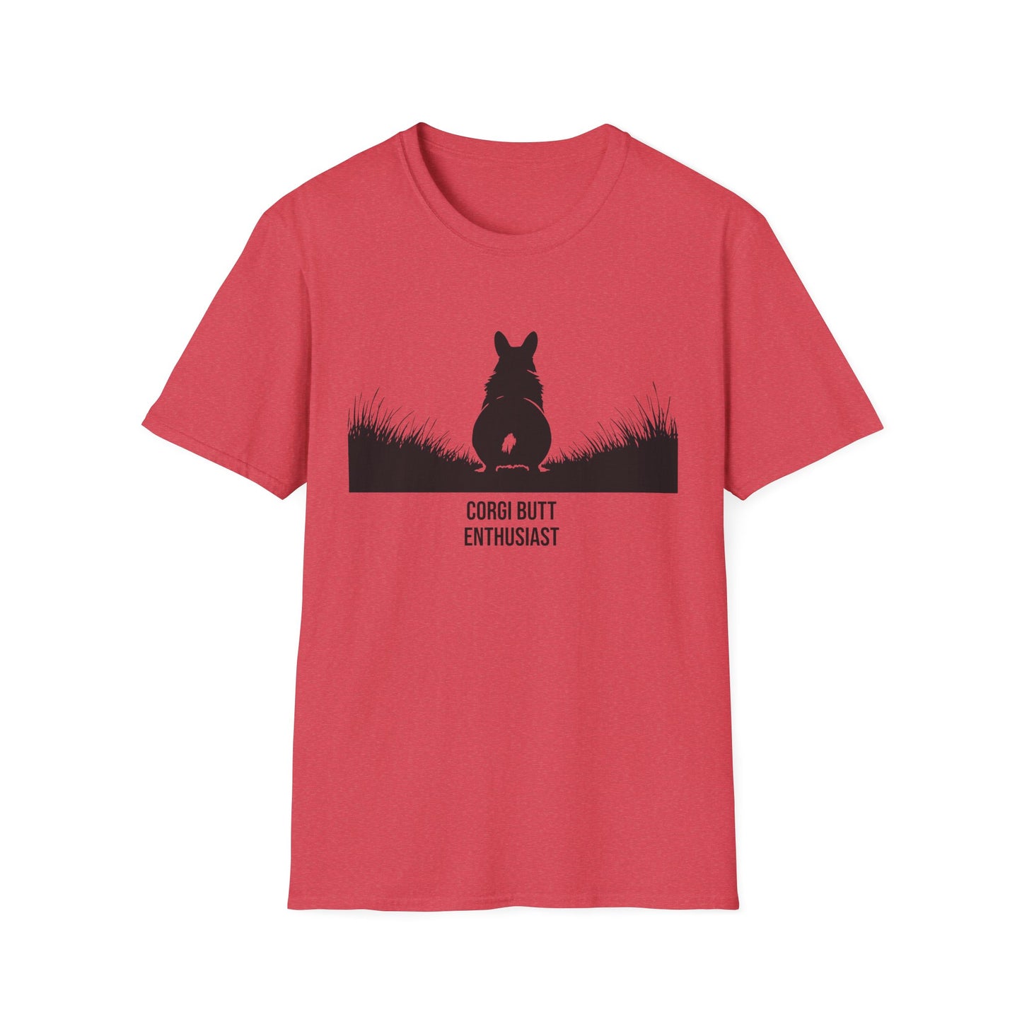 Corgi Butt T-Shirt — Cute Silhouette Dog Tee for Corgi Lovers