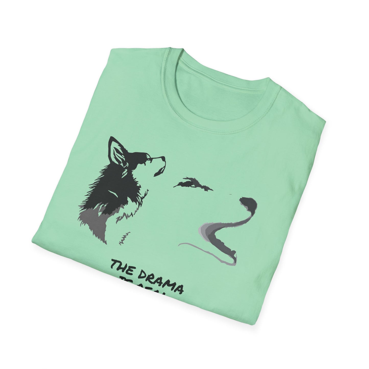 Wolf Howl T‑Shirt — "The Drama Is Real" Graphic Tee