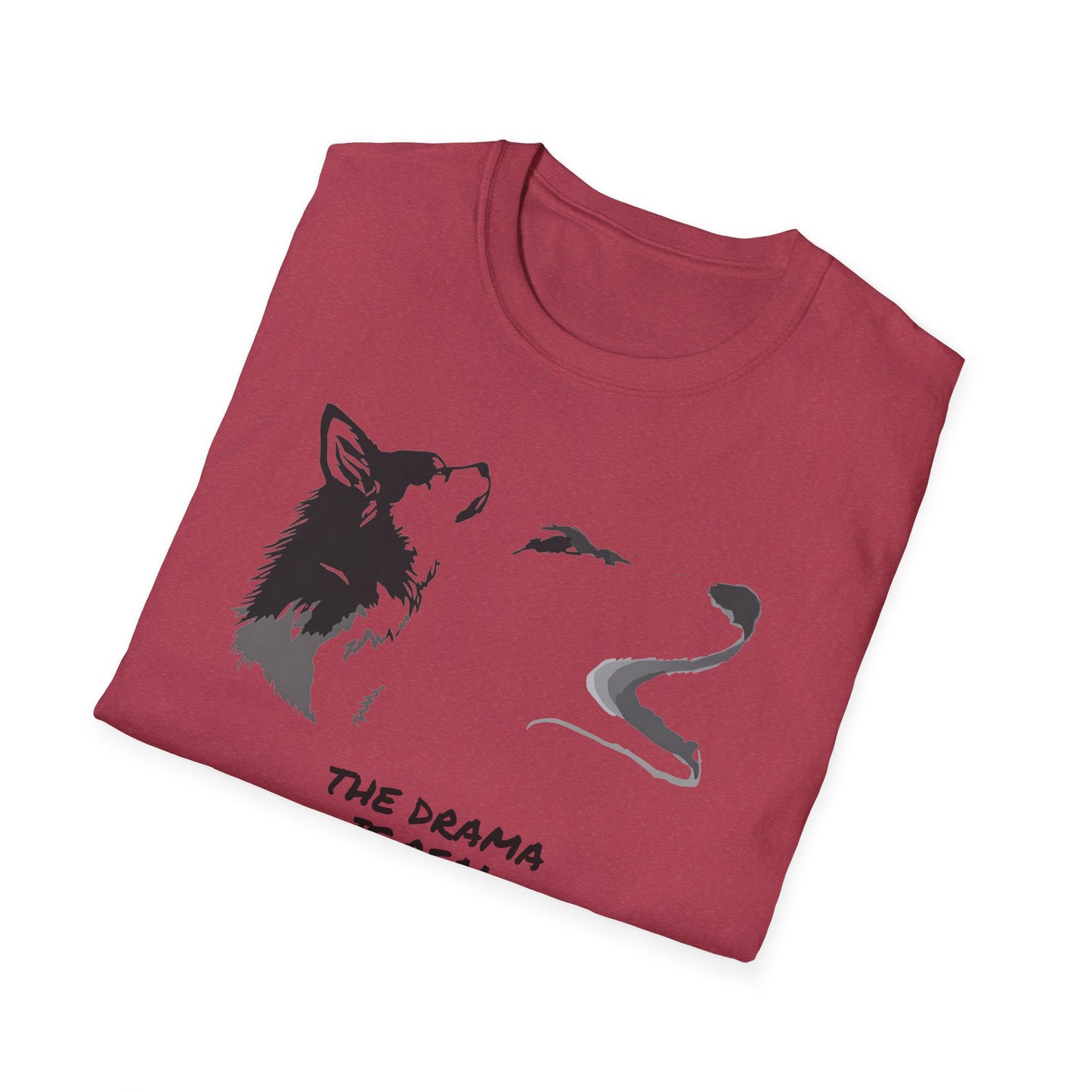 Wolf Howl T‑Shirt — "The Drama Is Real" Graphic Tee