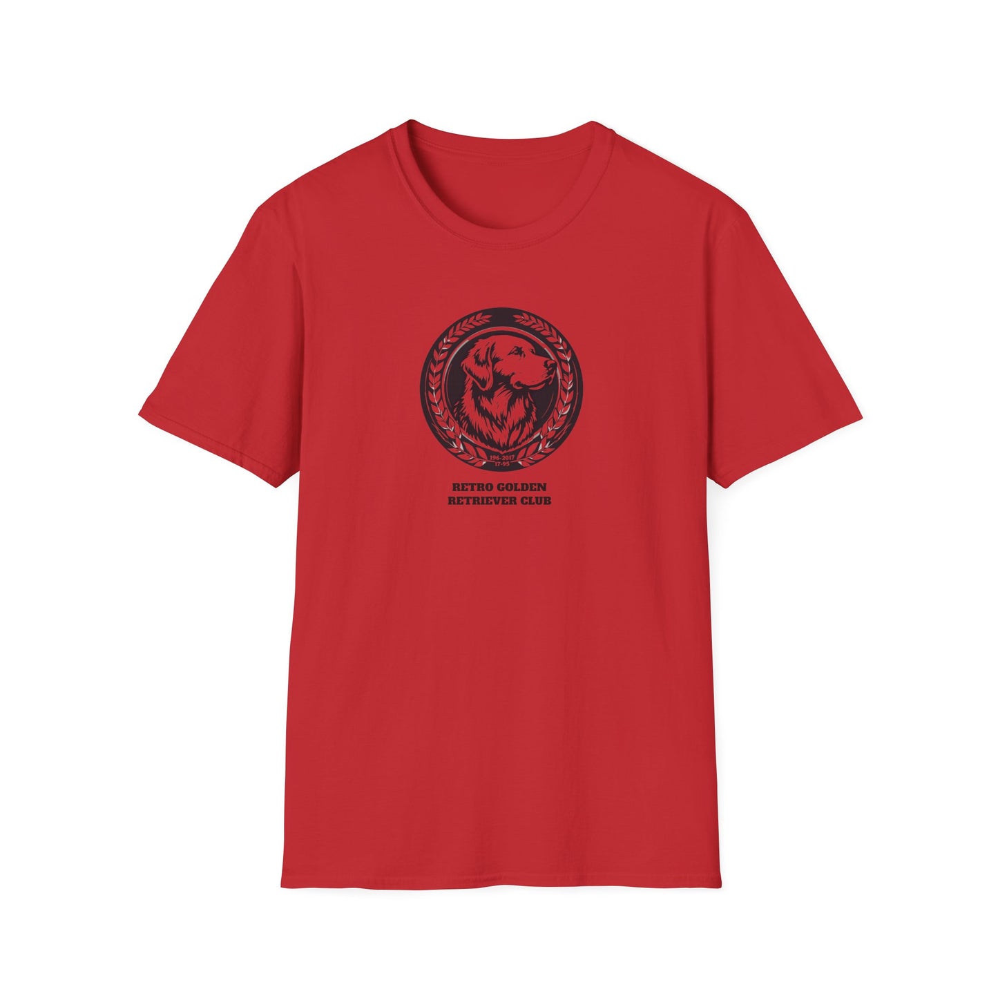 Golden Retriever Logo T-Shirt — Retro Golden Dog Graphic Tee