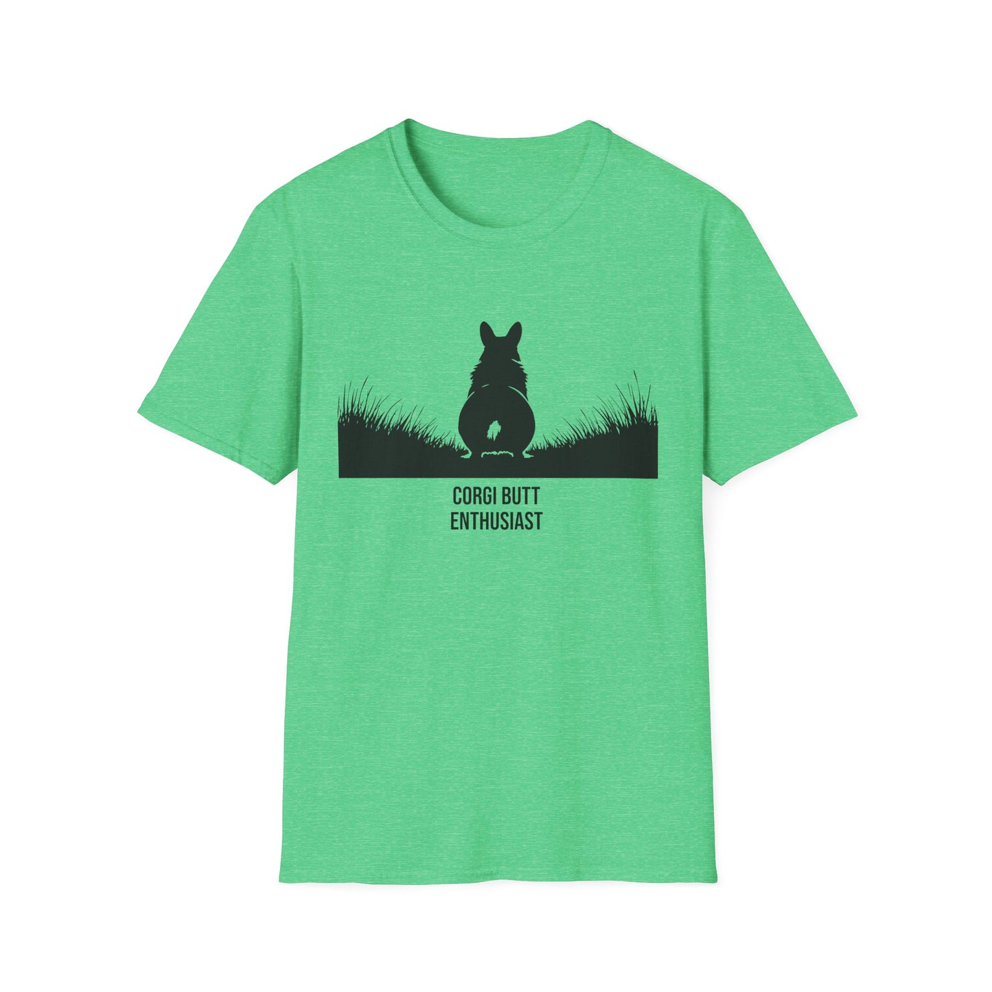 Corgi Butt T-Shirt — Cute Silhouette Dog Tee for Corgi Lovers