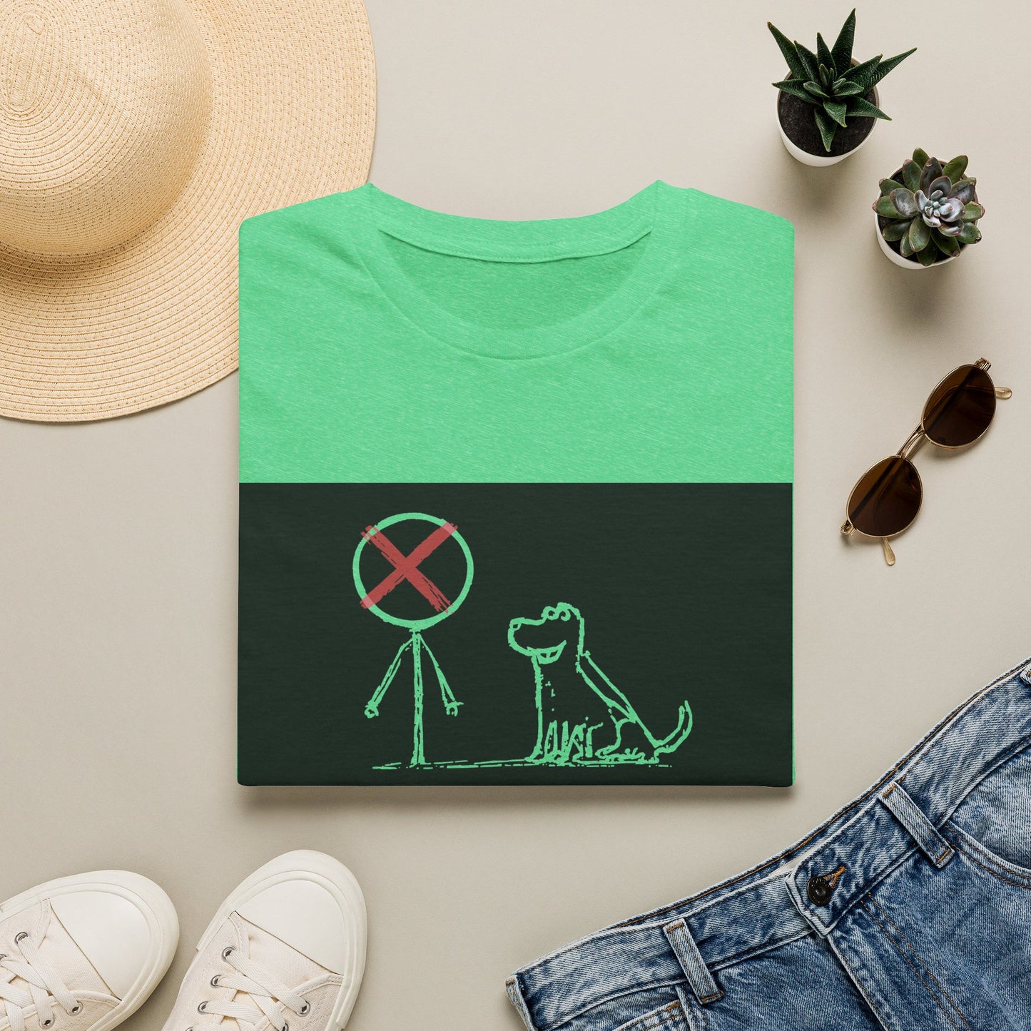 'The More People I Meet' Funny Dog Graphic Tee