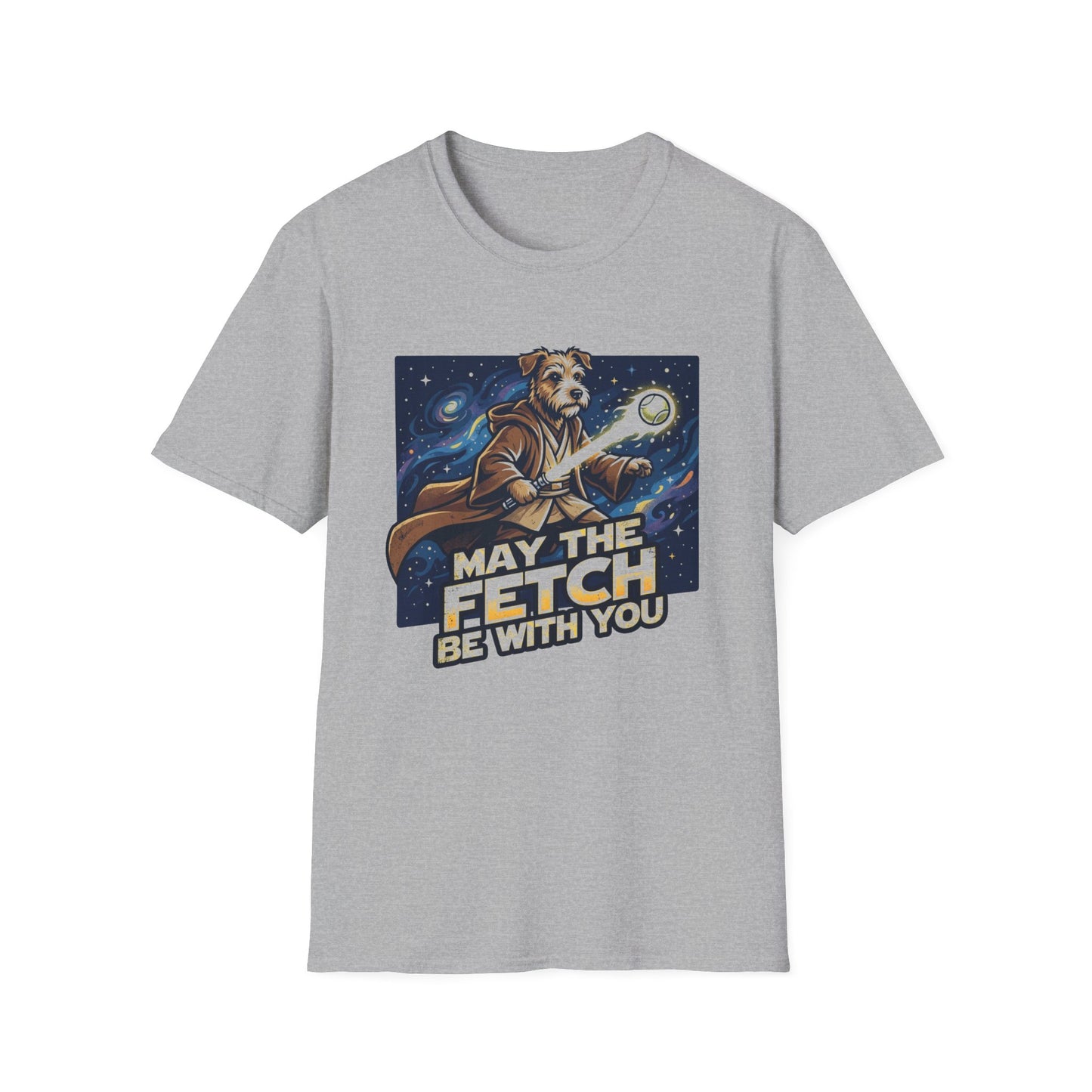 May the Fetch Be With You T-Shirt — Star Wars Dog Jedi Graphic Tee