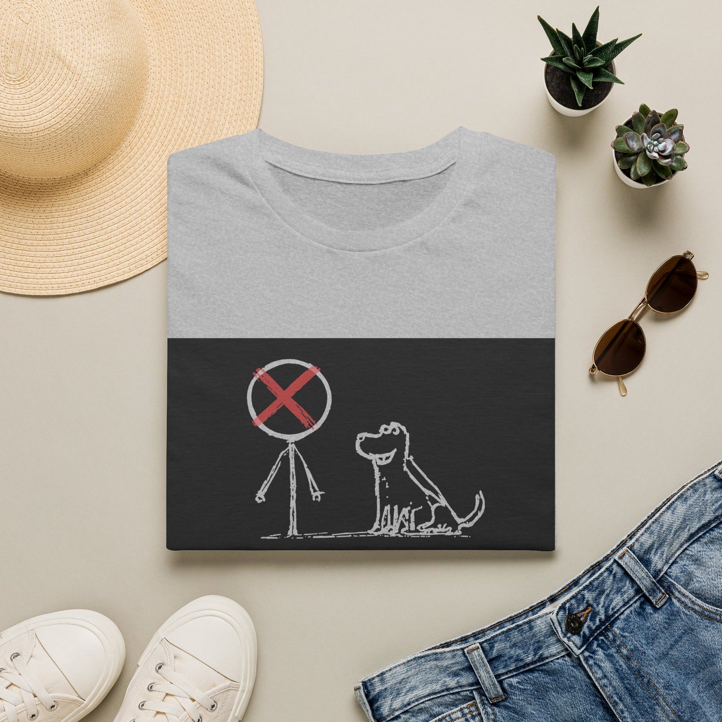 'The More People I Meet' Funny Dog Graphic Tee