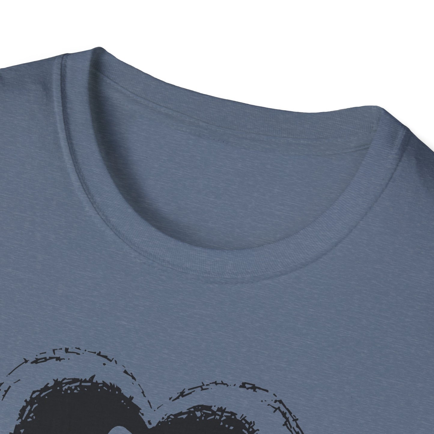 "She Saved Me First" Dog Adoption Shirt — Heart Paw Print Design