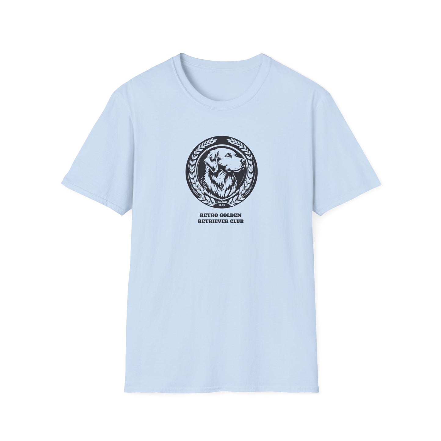 Golden Retriever Logo T-Shirt — Retro Golden Dog Graphic Tee