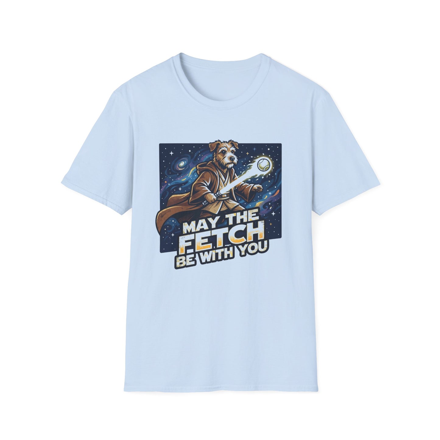 May the Fetch Be With You T-Shirt — Star Wars Dog Jedi Graphic Tee