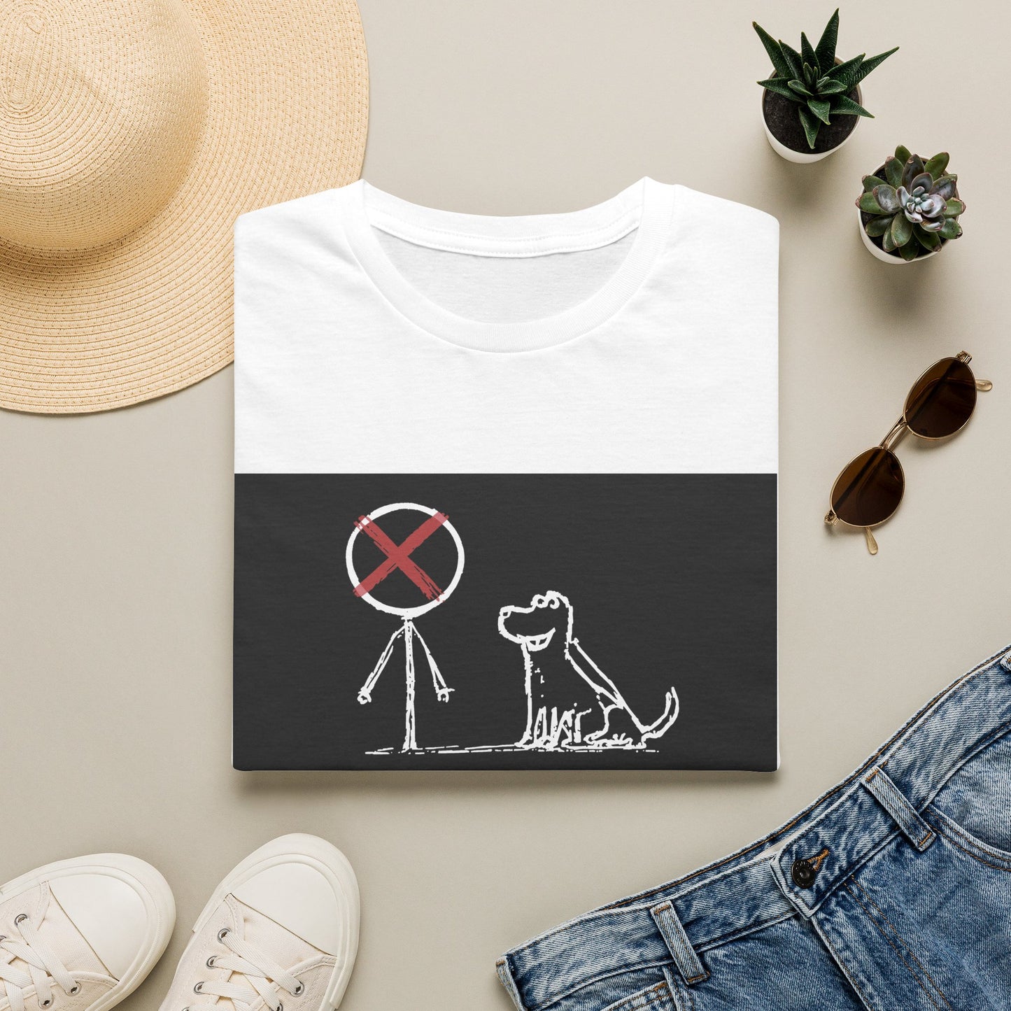 'The More People I Meet' Funny Dog Graphic Tee