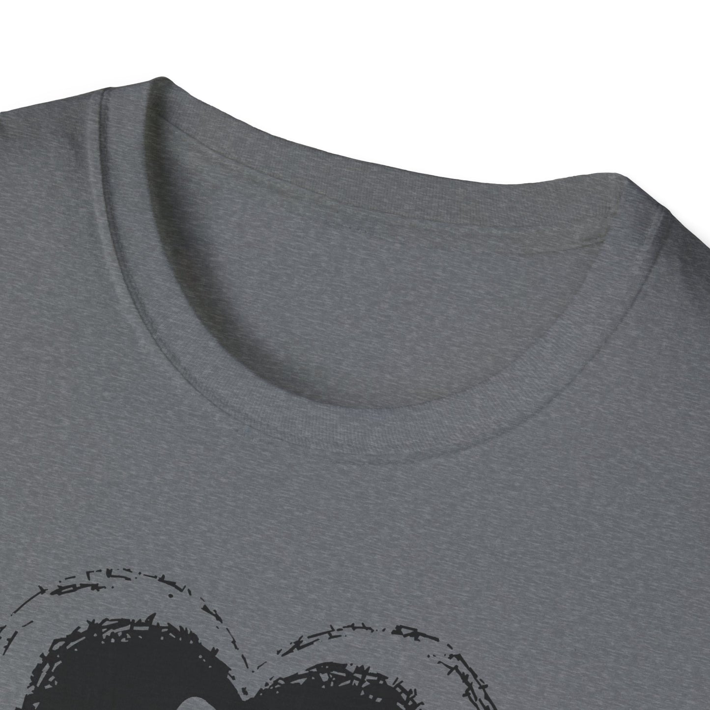 "She Saved Me First" Dog Adoption Shirt — Heart Paw Print Design