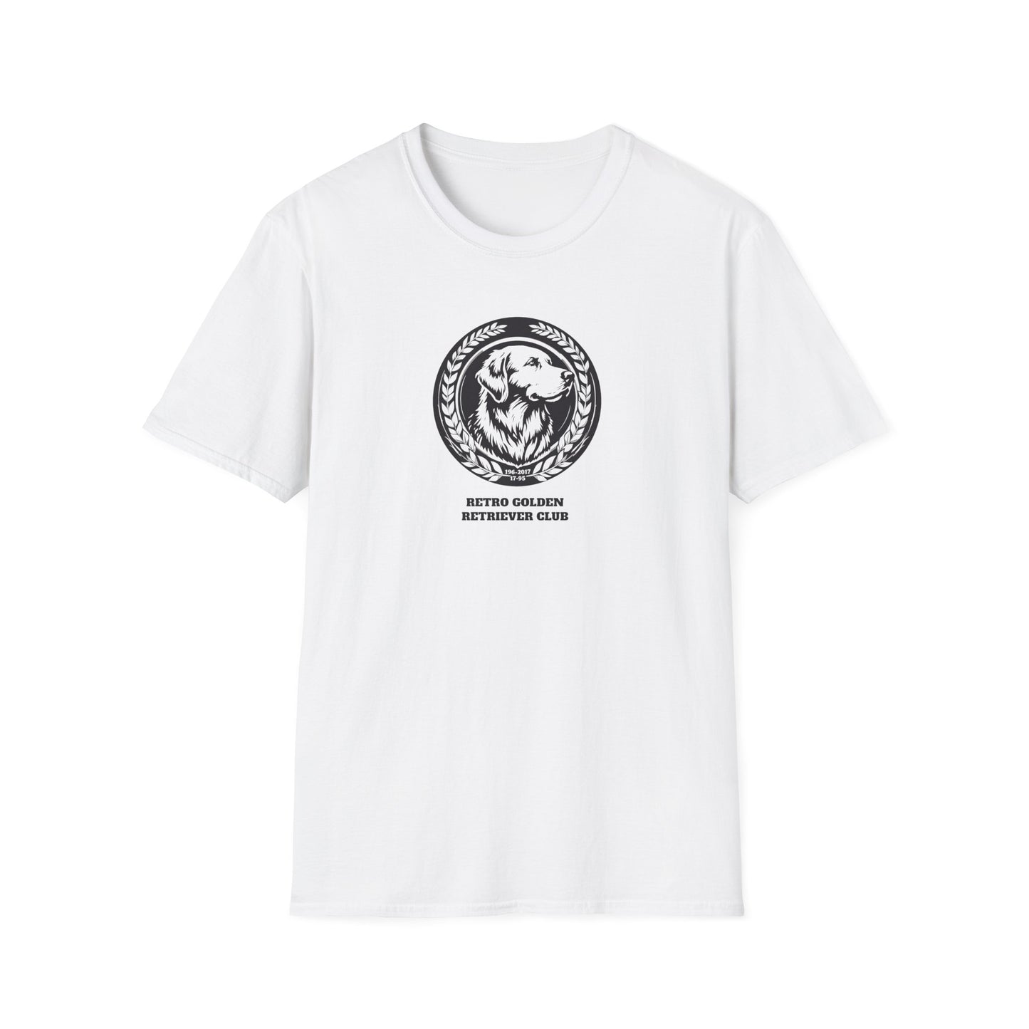 Golden Retriever Logo T-Shirt — Retro Golden Dog Graphic Tee