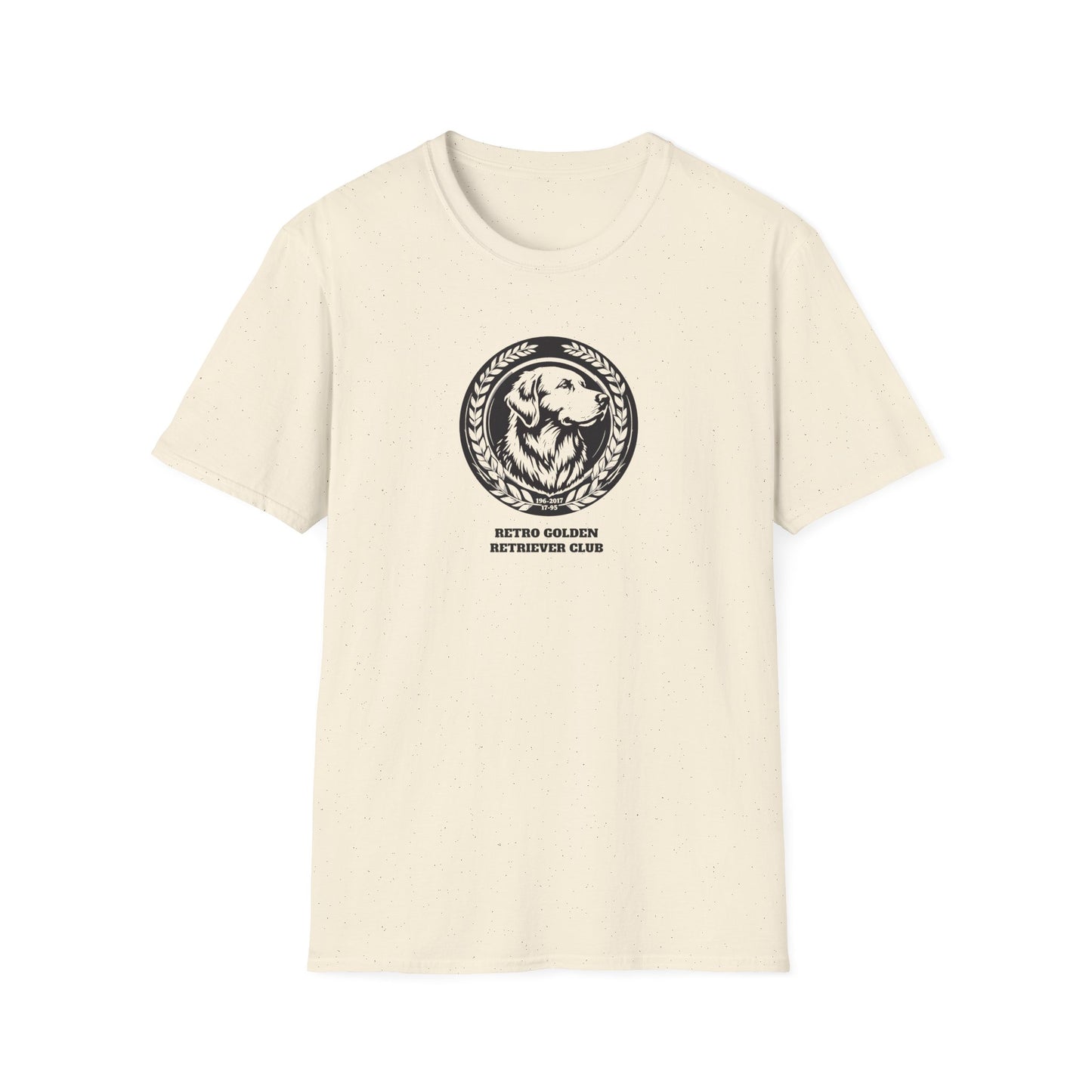 Golden Retriever Logo T-Shirt — Retro Golden Dog Graphic Tee