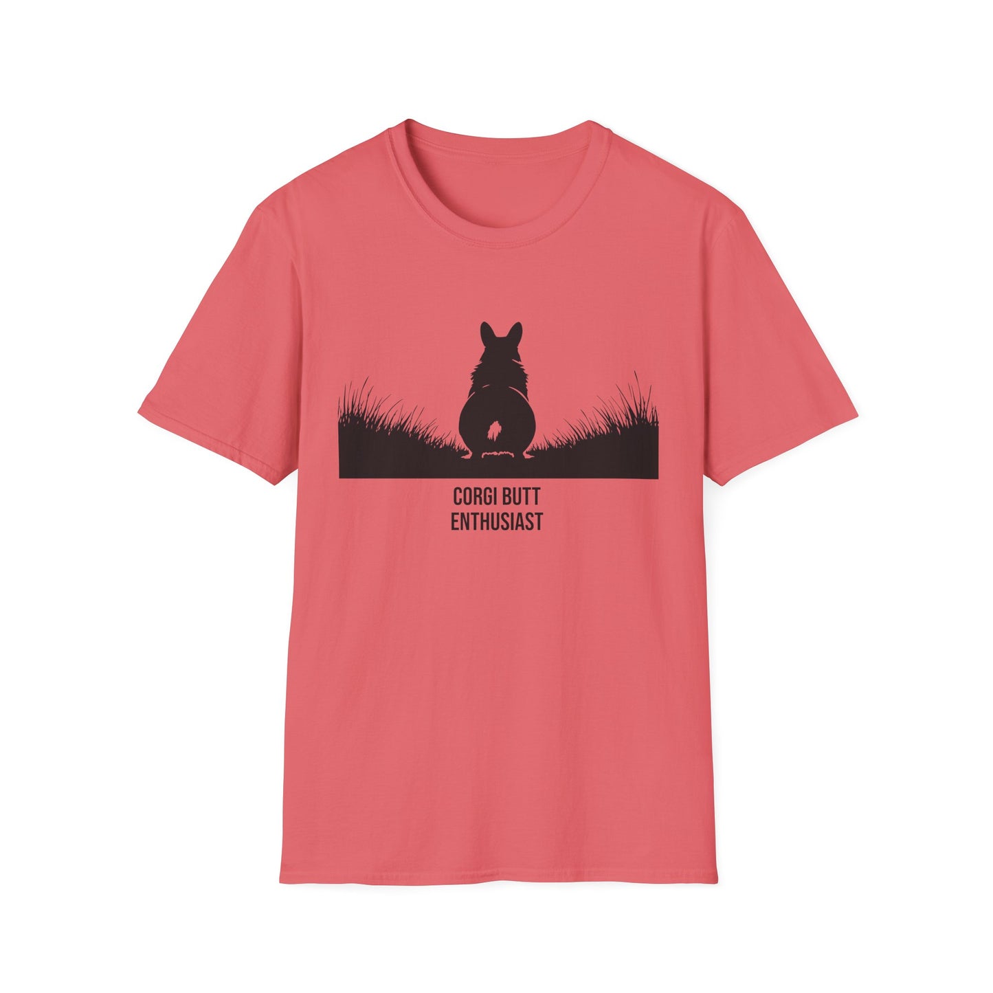 Corgi Butt T-Shirt — Cute Silhouette Dog Tee for Corgi Lovers