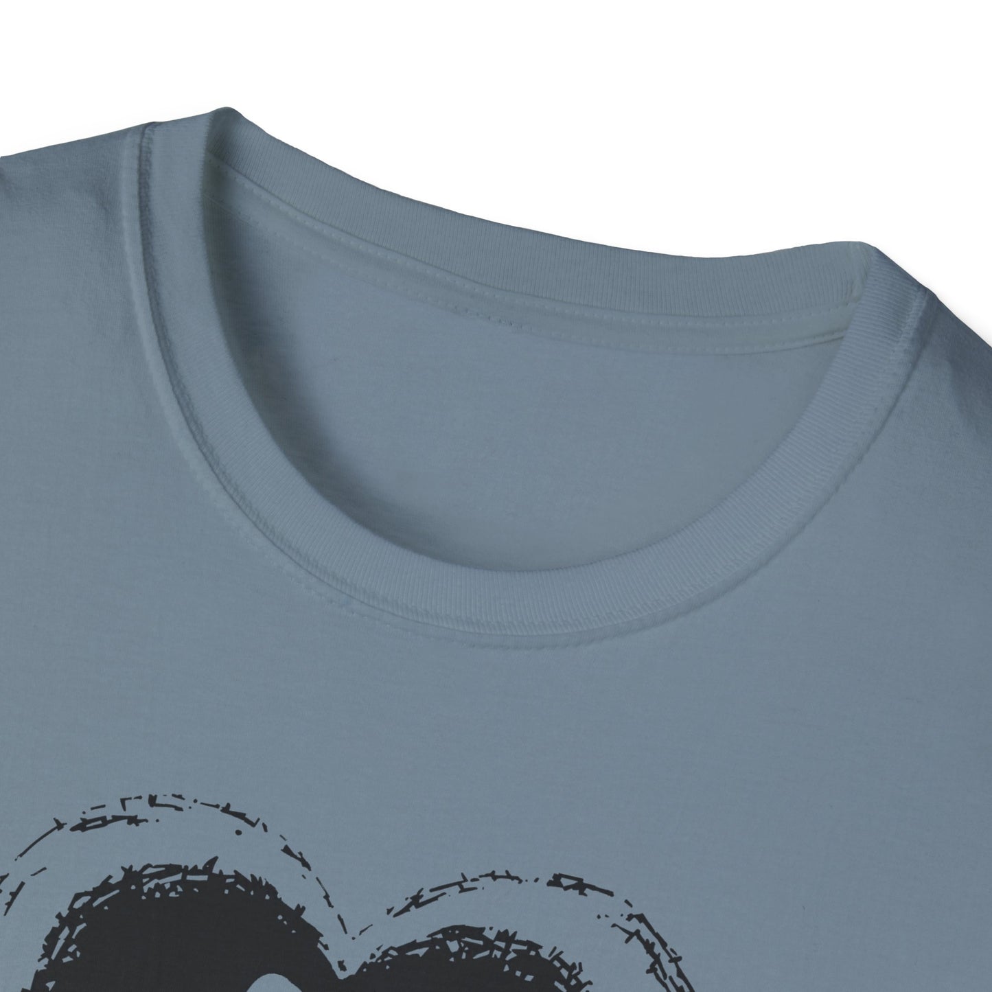 "She Saved Me First" Dog Adoption Shirt — Heart Paw Print Design