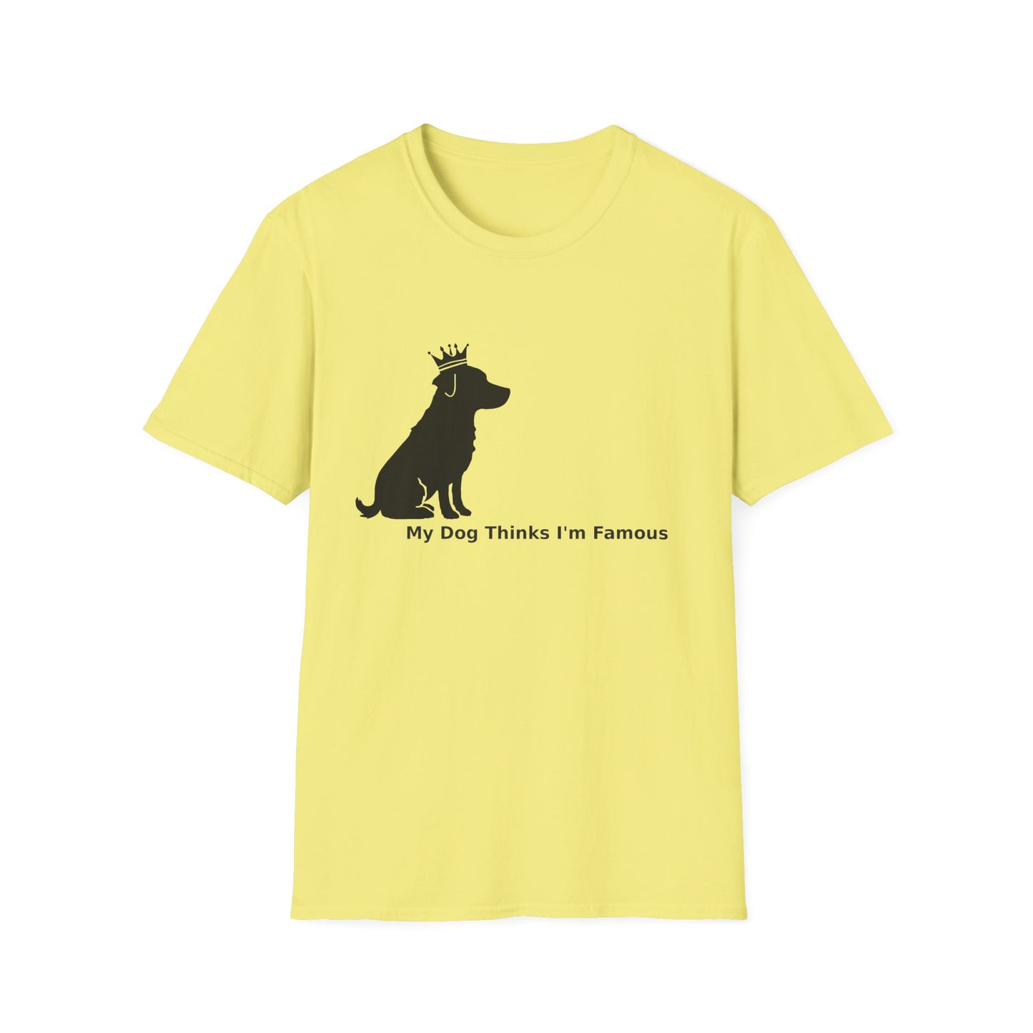 'My Dog Thinks I’m Famous' Crowned Labrador Tee