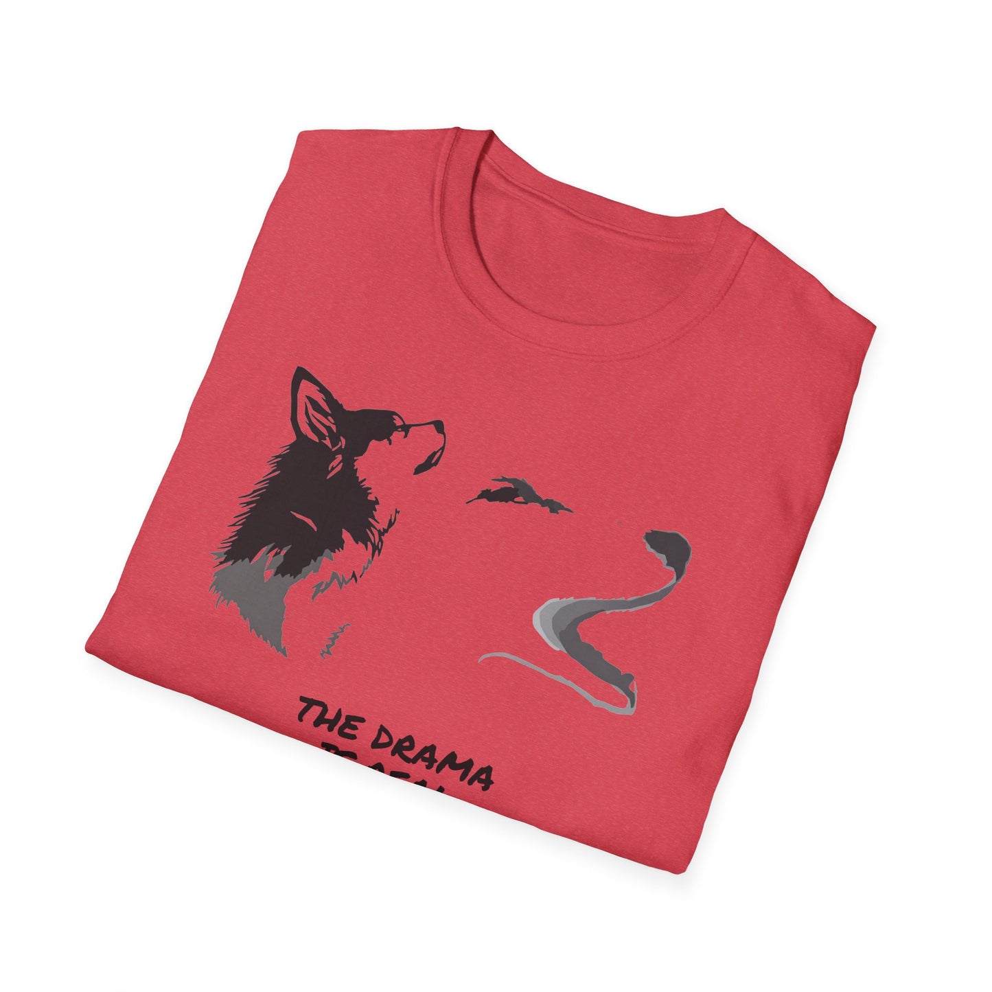 Wolf Howl T‑Shirt — "The Drama Is Real" Graphic Tee